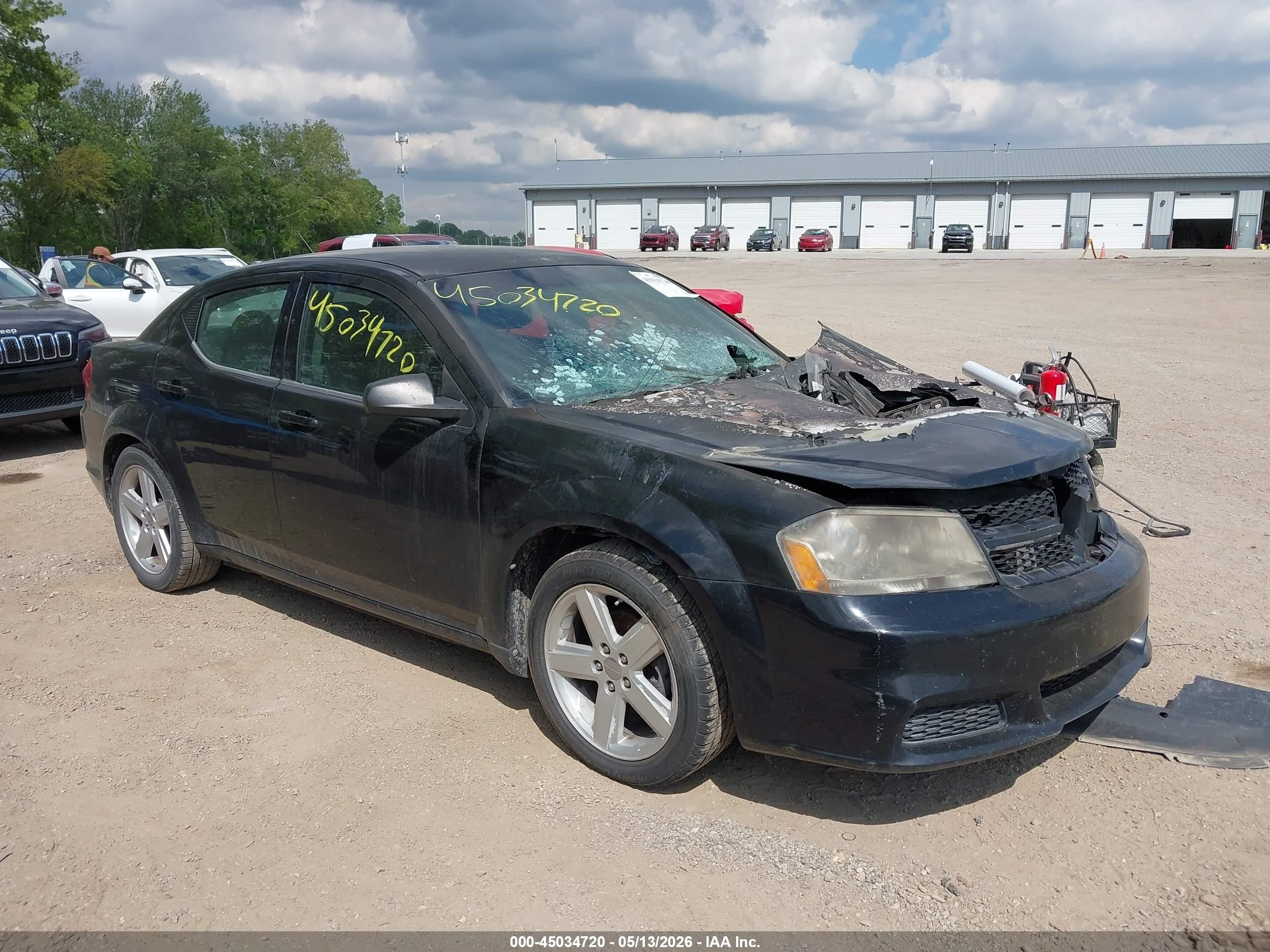 2013 Dodge Avenger Se Black vin: 1C3CDZAB1DN593919