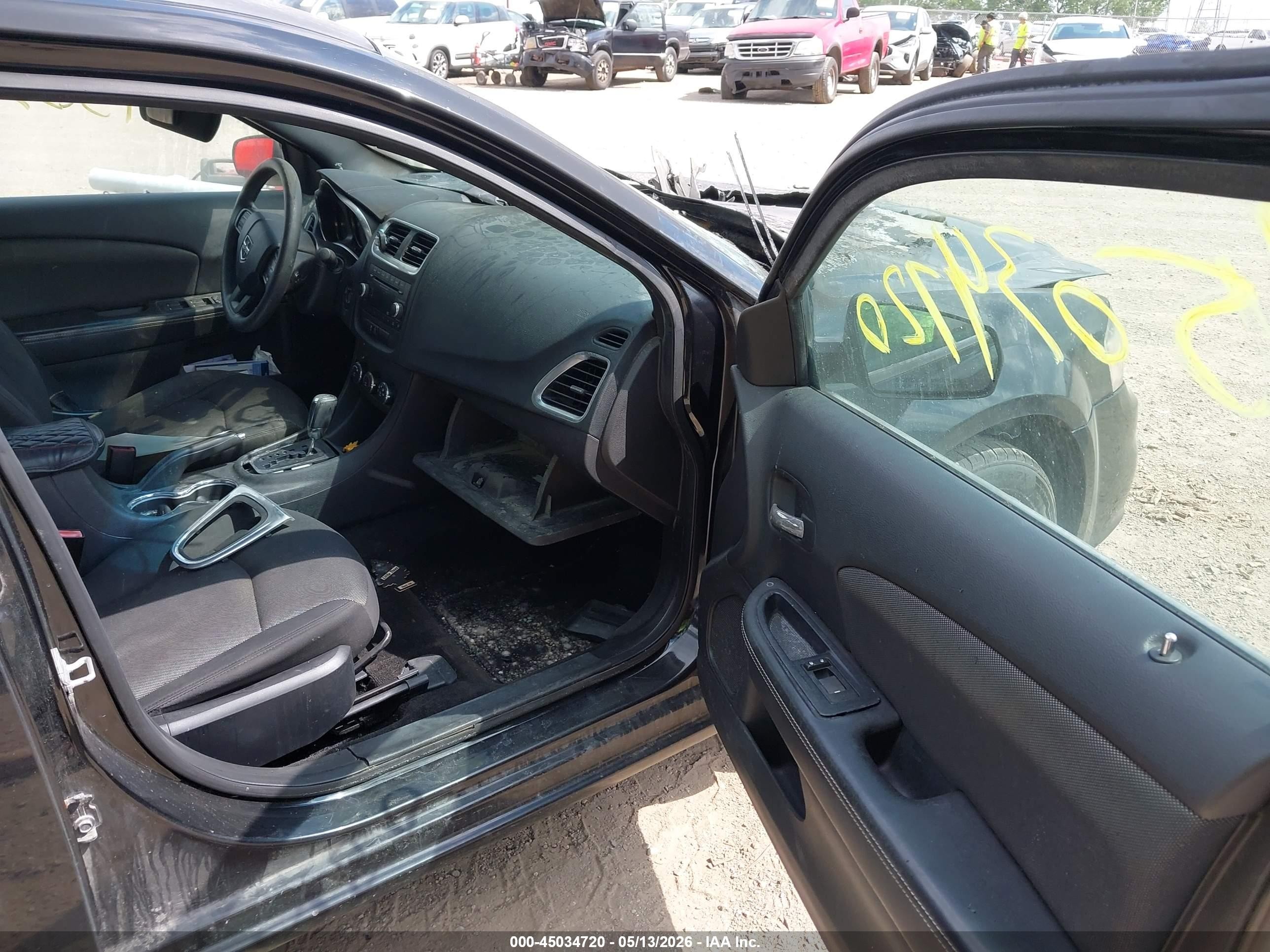 2013 Dodge Avenger Se Black vin: 1C3CDZAB1DN593919
