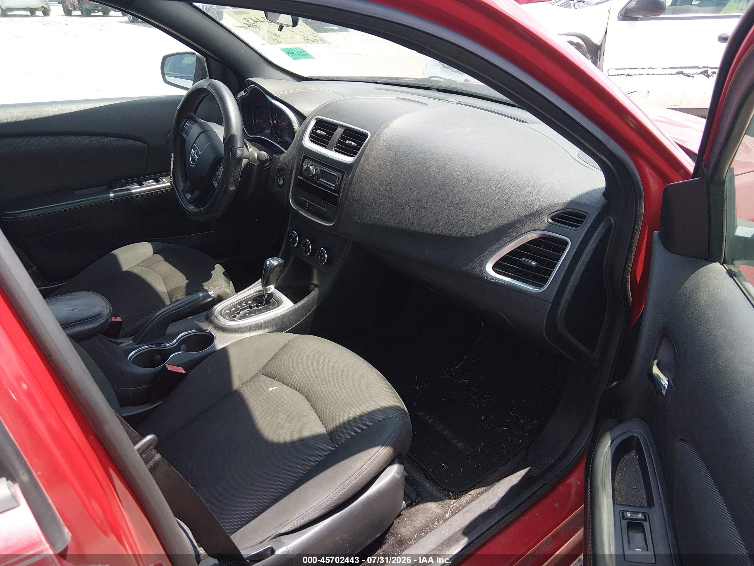 2013 Dodge Avenger Se Red vin: 1C3CDZAB1DN610752