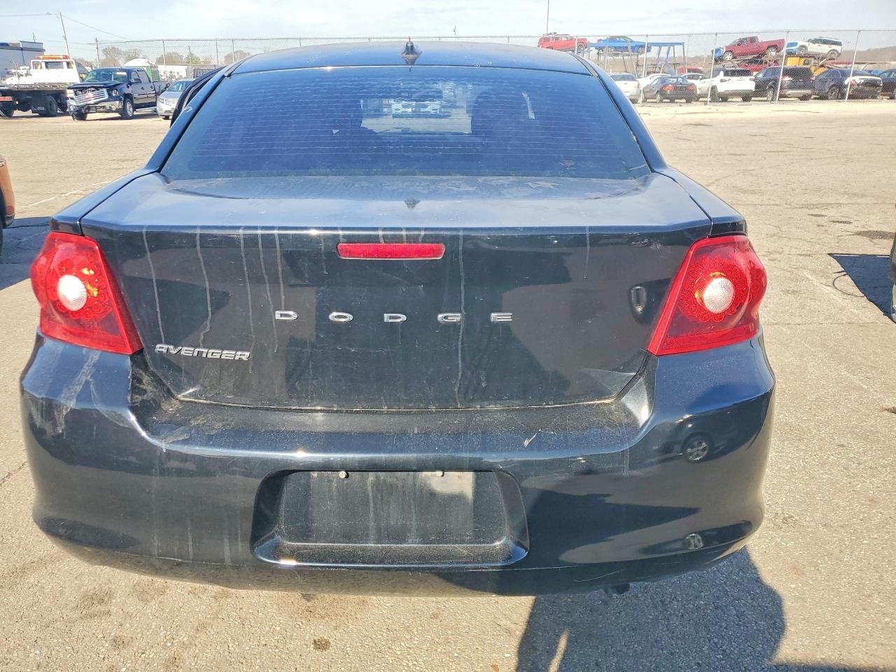 2013 Dodge Avenger Se Black vin: 1C3CDZAB1DN613912