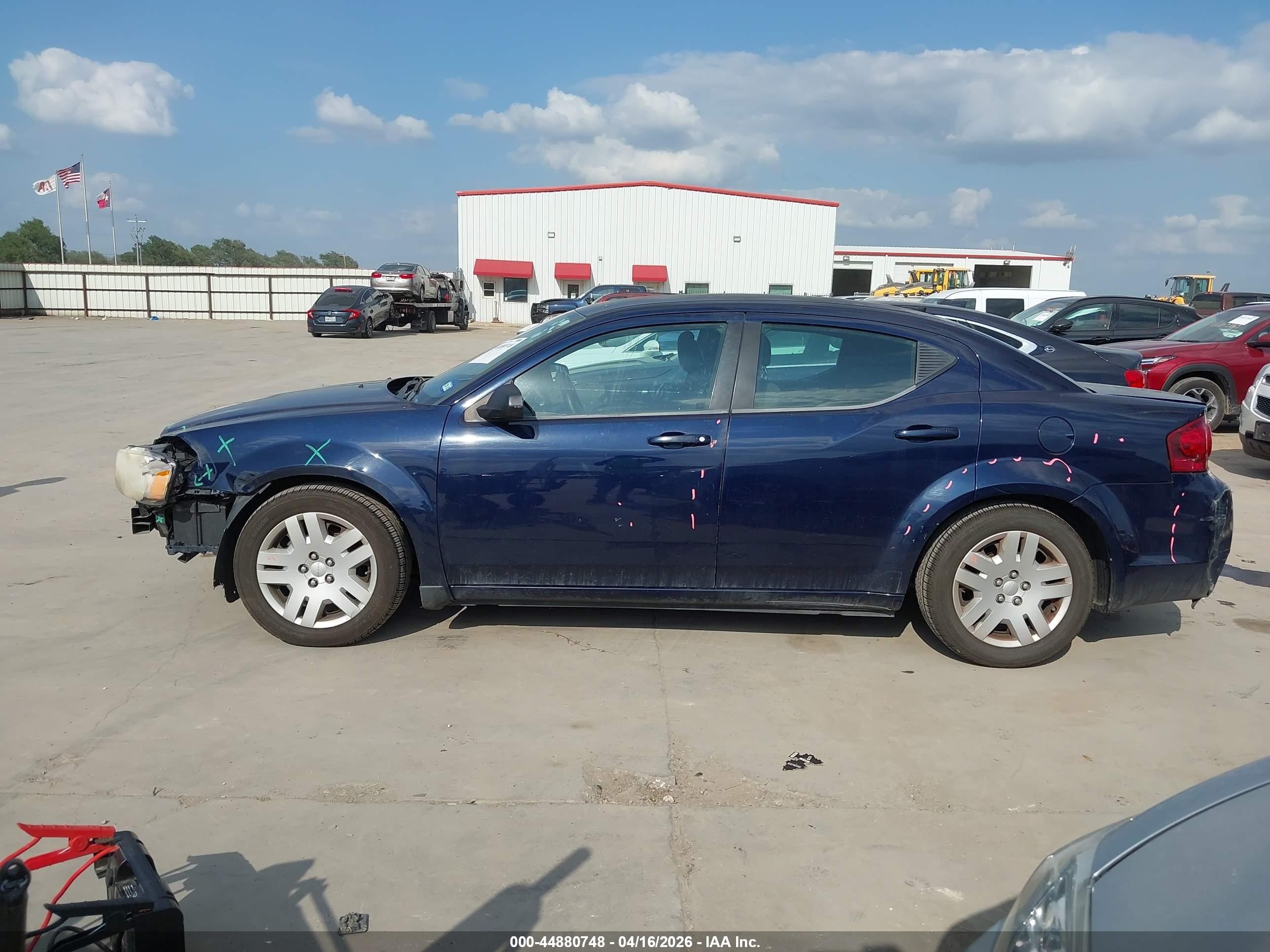 2013 Dodge Avenger Se Blue vin: 1C3CDZAB1DN616454