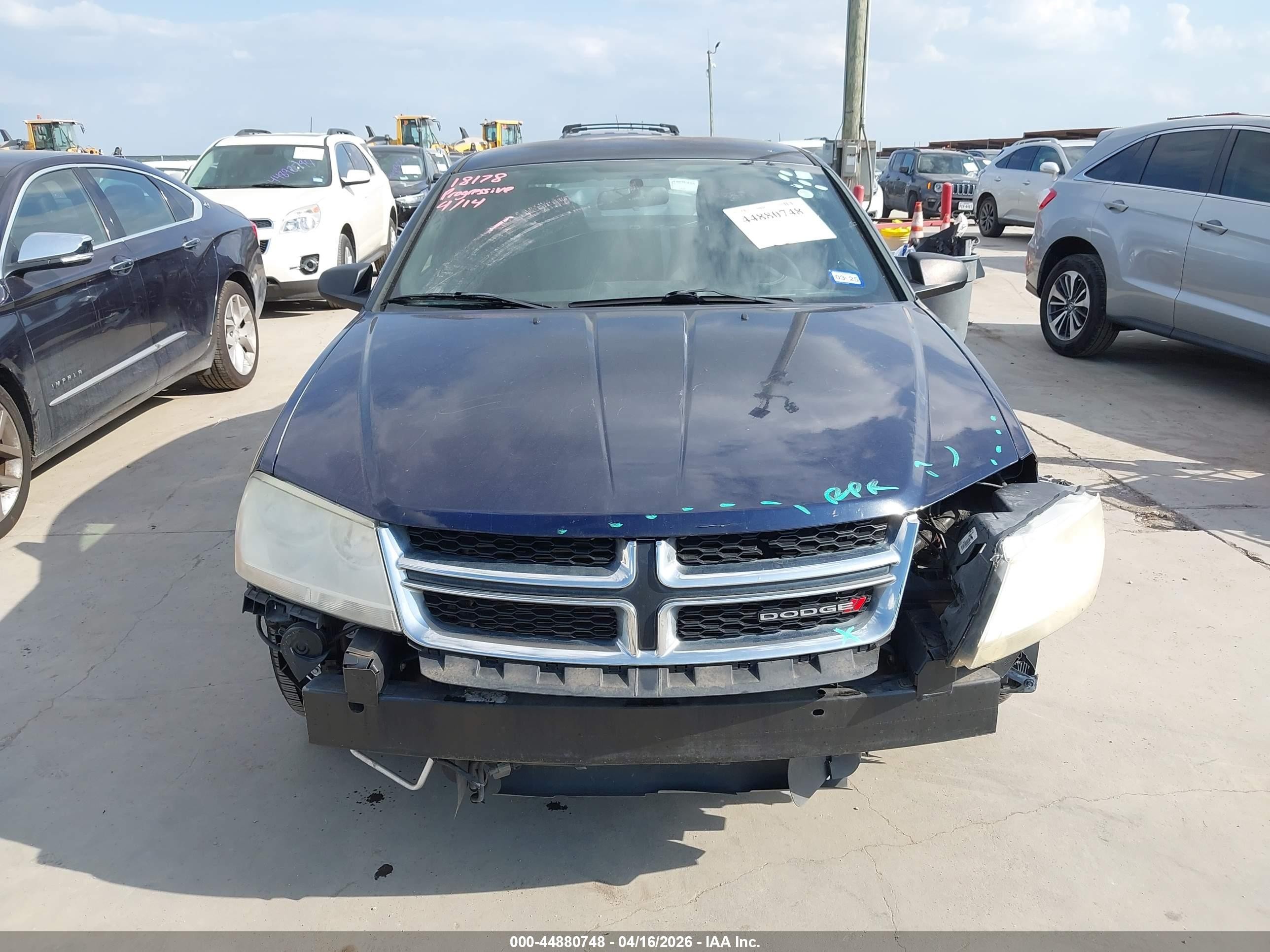 2013 Dodge Avenger Se Blue vin: 1C3CDZAB1DN616454