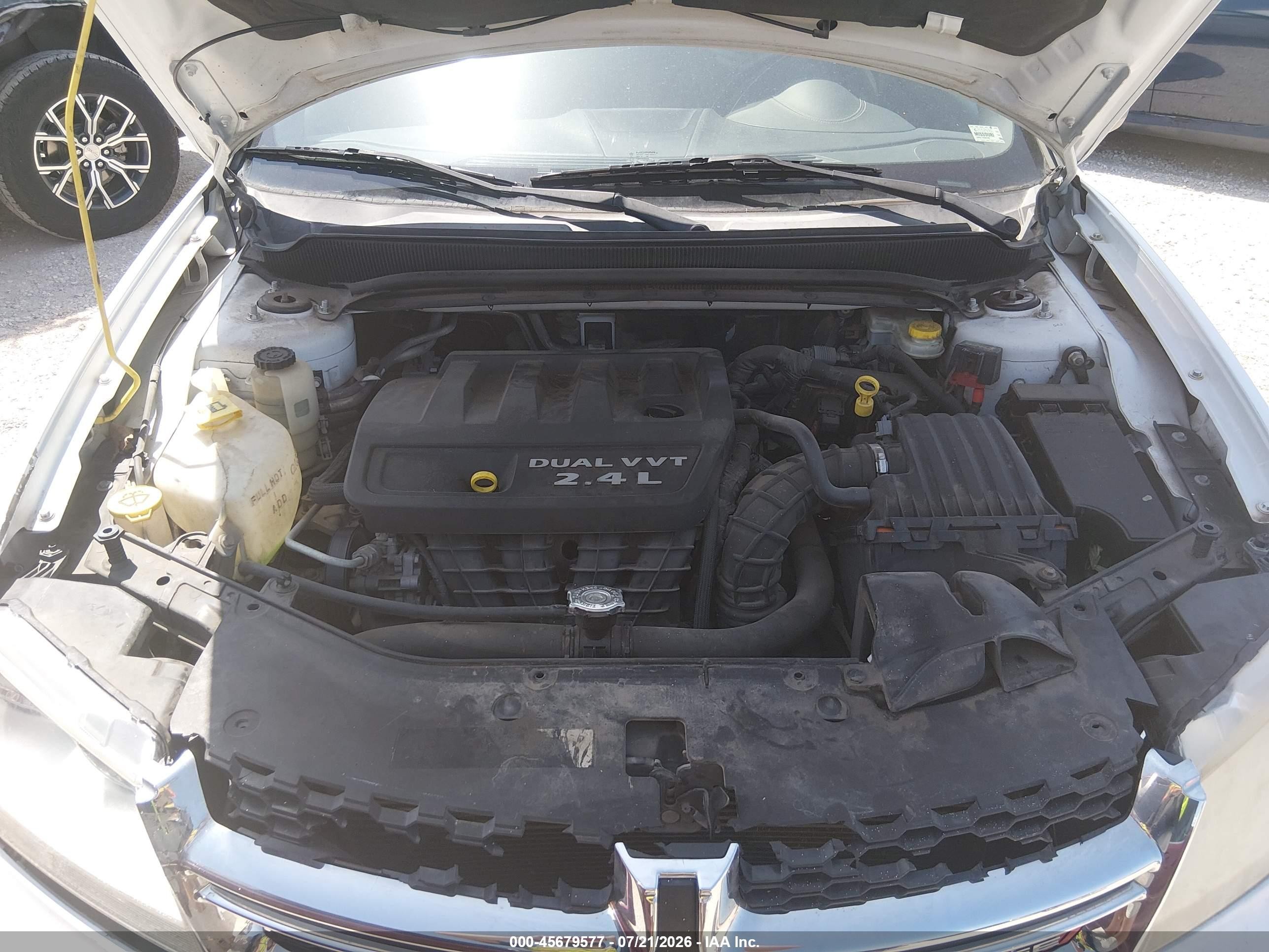 2013 Dodge Avenger Se White vin: 1C3CDZAB1DN627289