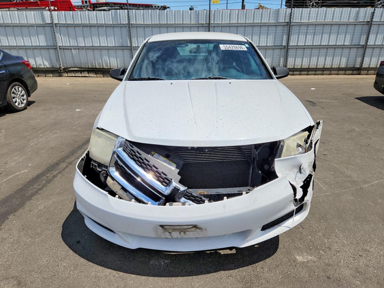 2013 Dodge Avenger Se White vin: 1C3CDZAB1DN645338
