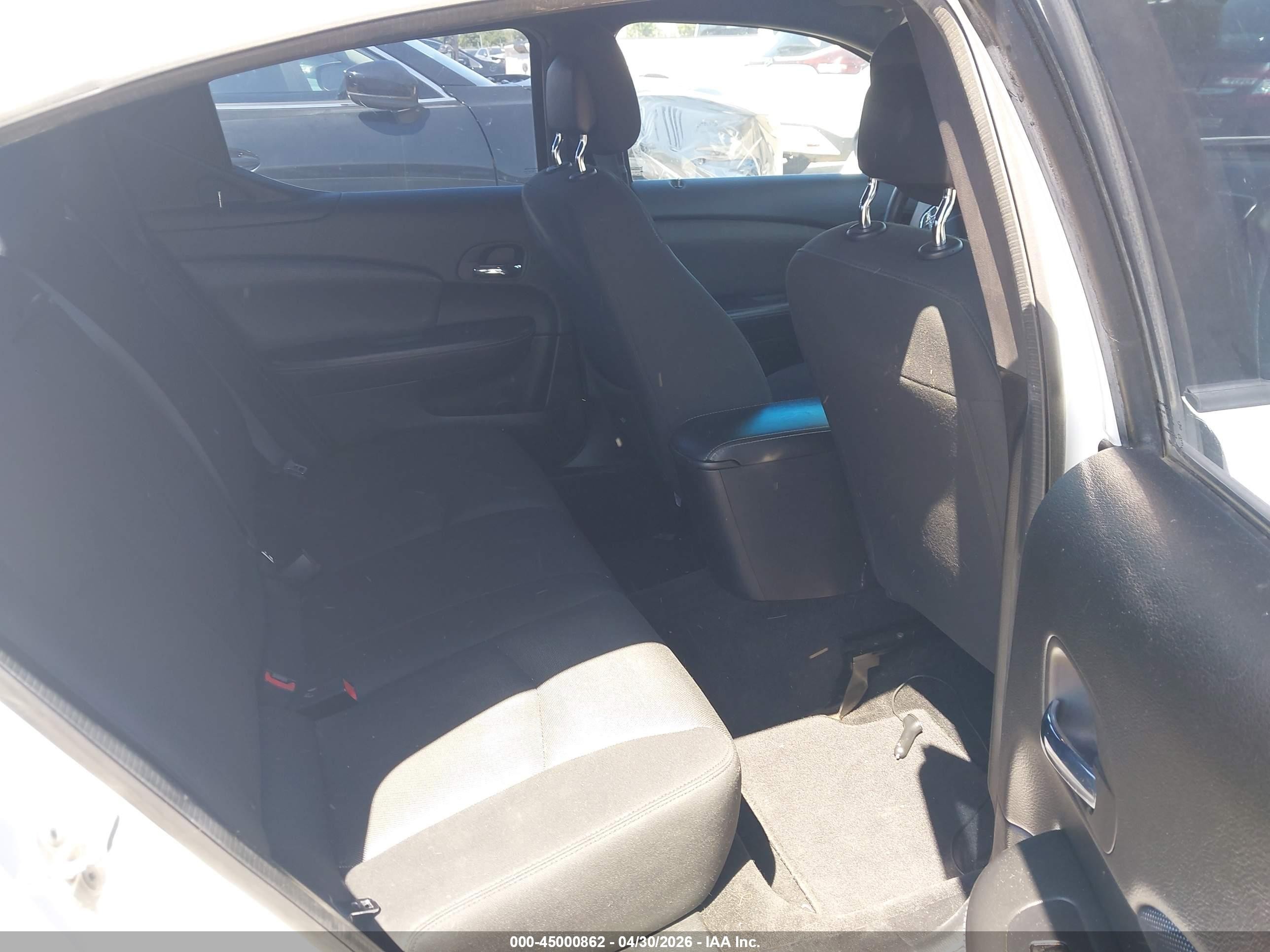 2013 Dodge Avenger Se White vin: 1C3CDZAB1DN653827