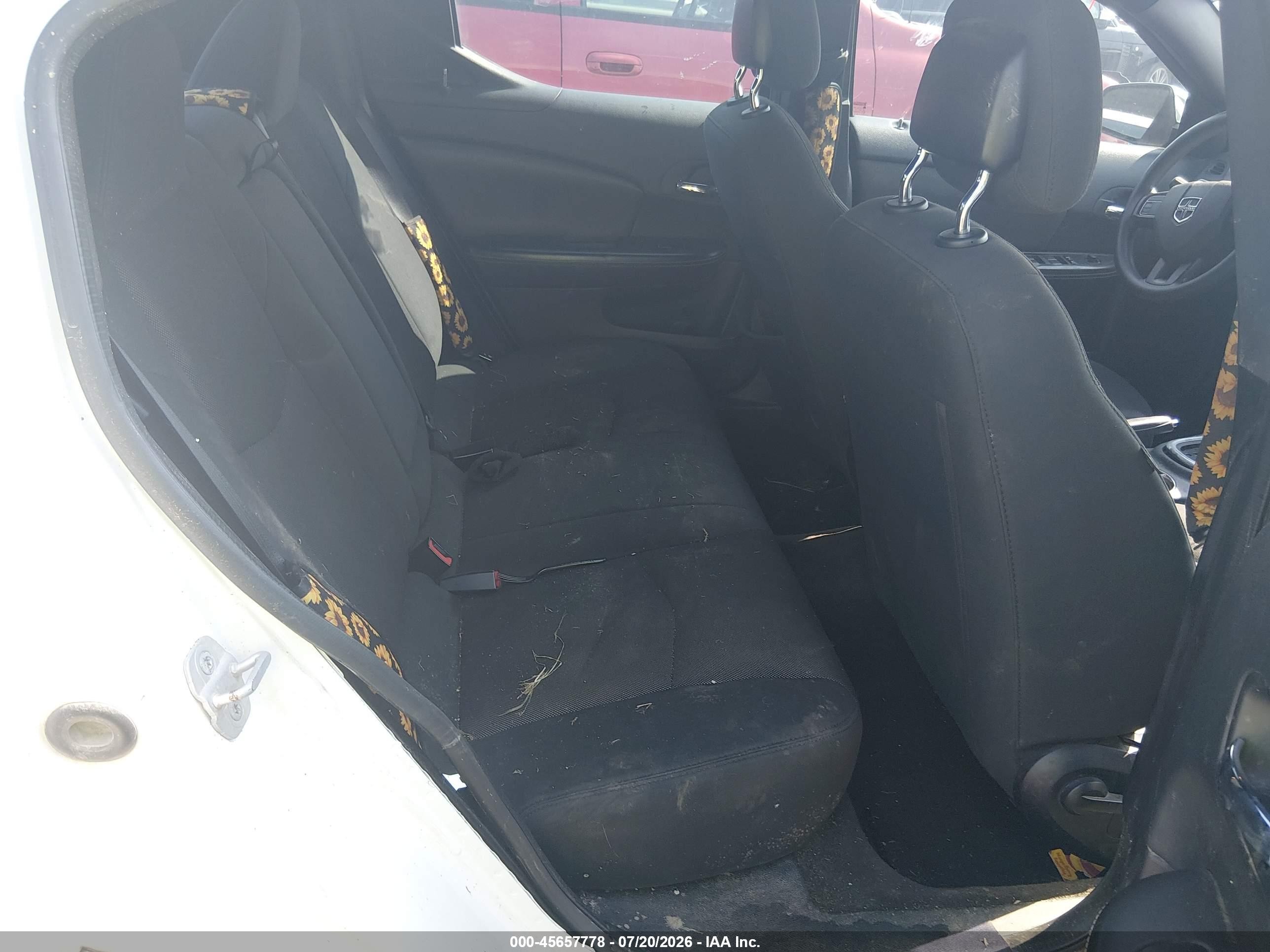 2013 Dodge Avenger Se White vin: 1C3CDZAB1DN662379