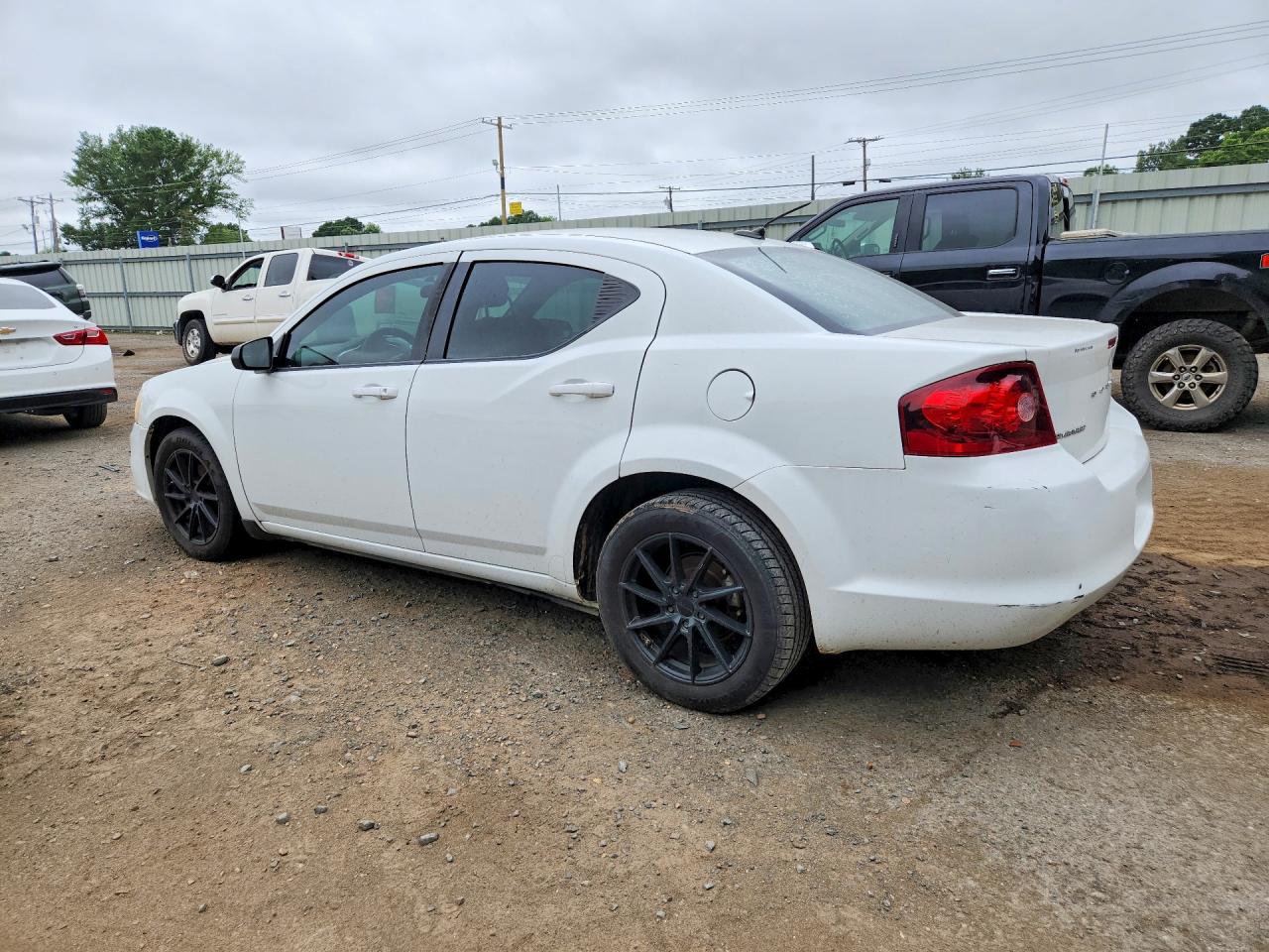 2013 Dodge Avenger Se White vin: 1C3CDZAB1DN690585