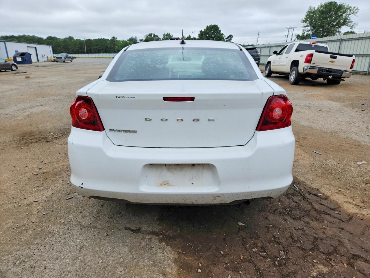 2013 Dodge Avenger Se White vin: 1C3CDZAB1DN690585