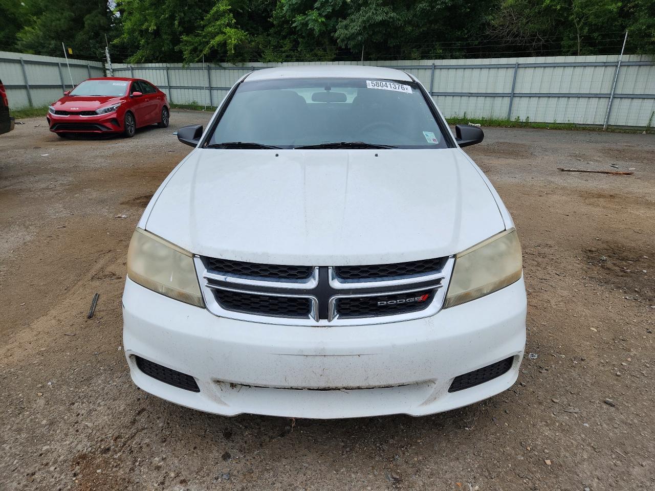 2013 Dodge Avenger Se White vin: 1C3CDZAB1DN690585