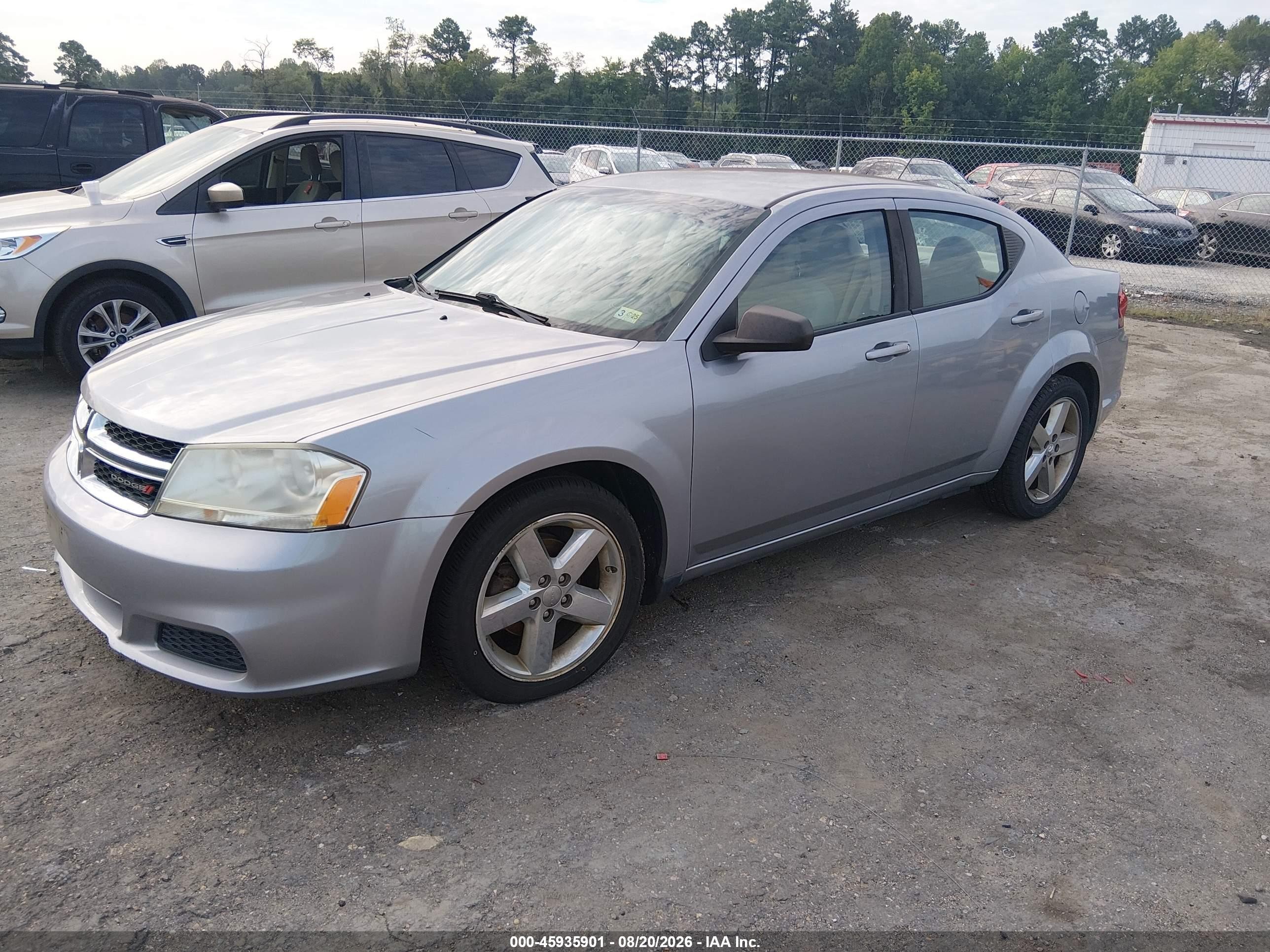 2013 Dodge Avenger Se Серый vin: 1C3CDZAB1DN742359