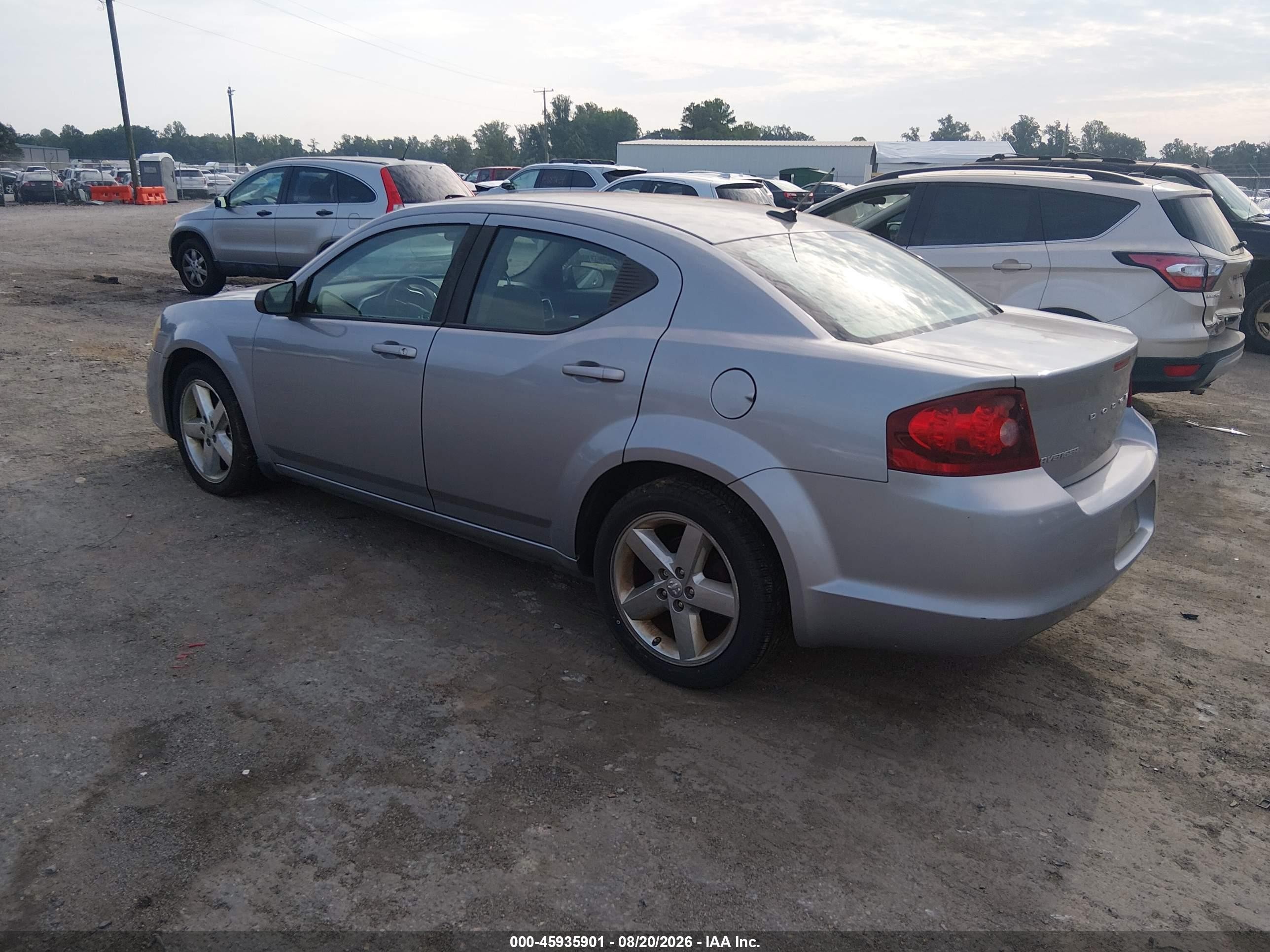 2013 Dodge Avenger Se Серый vin: 1C3CDZAB1DN742359