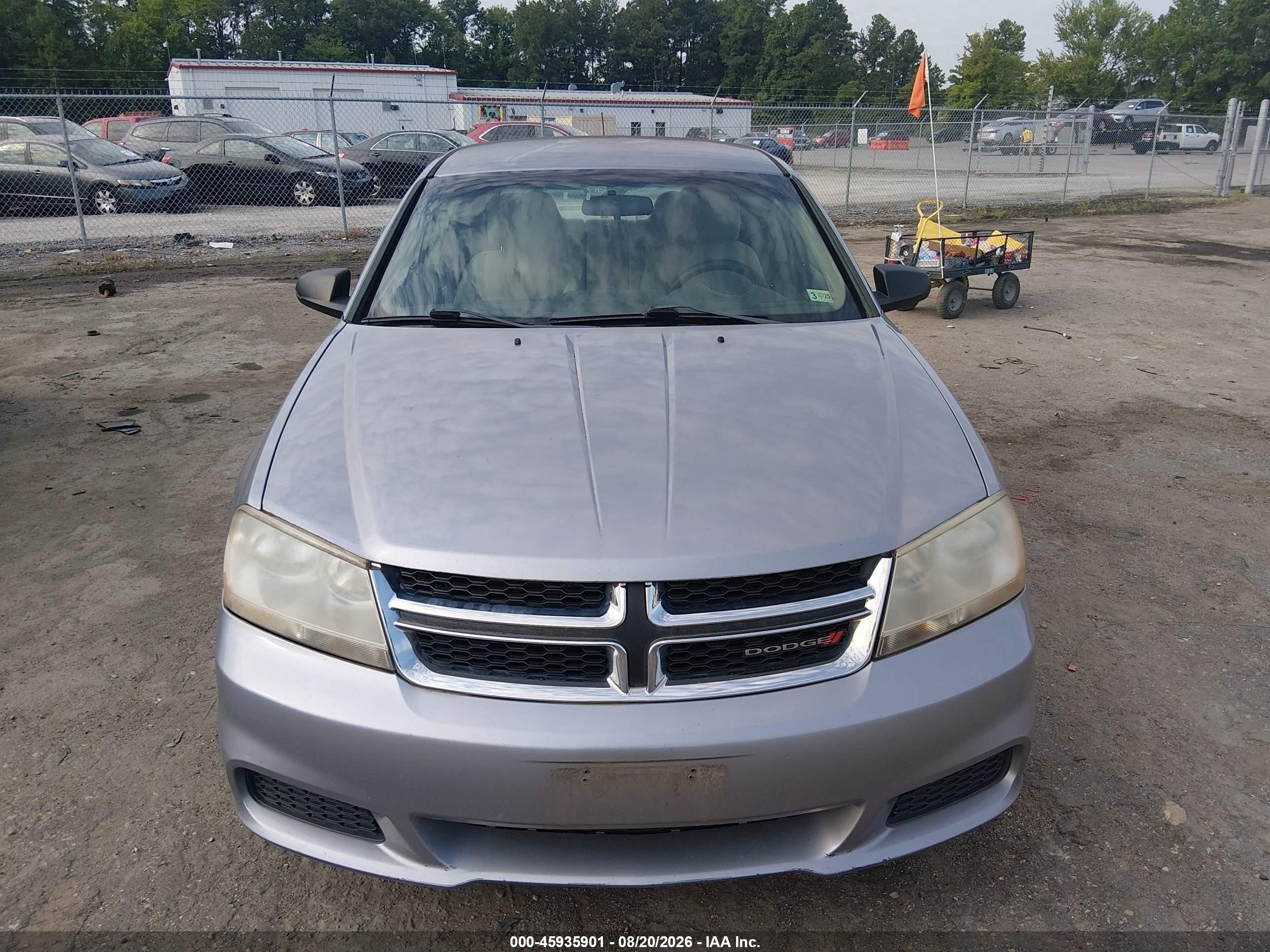 2013 Dodge Avenger Se Серый vin: 1C3CDZAB1DN742359