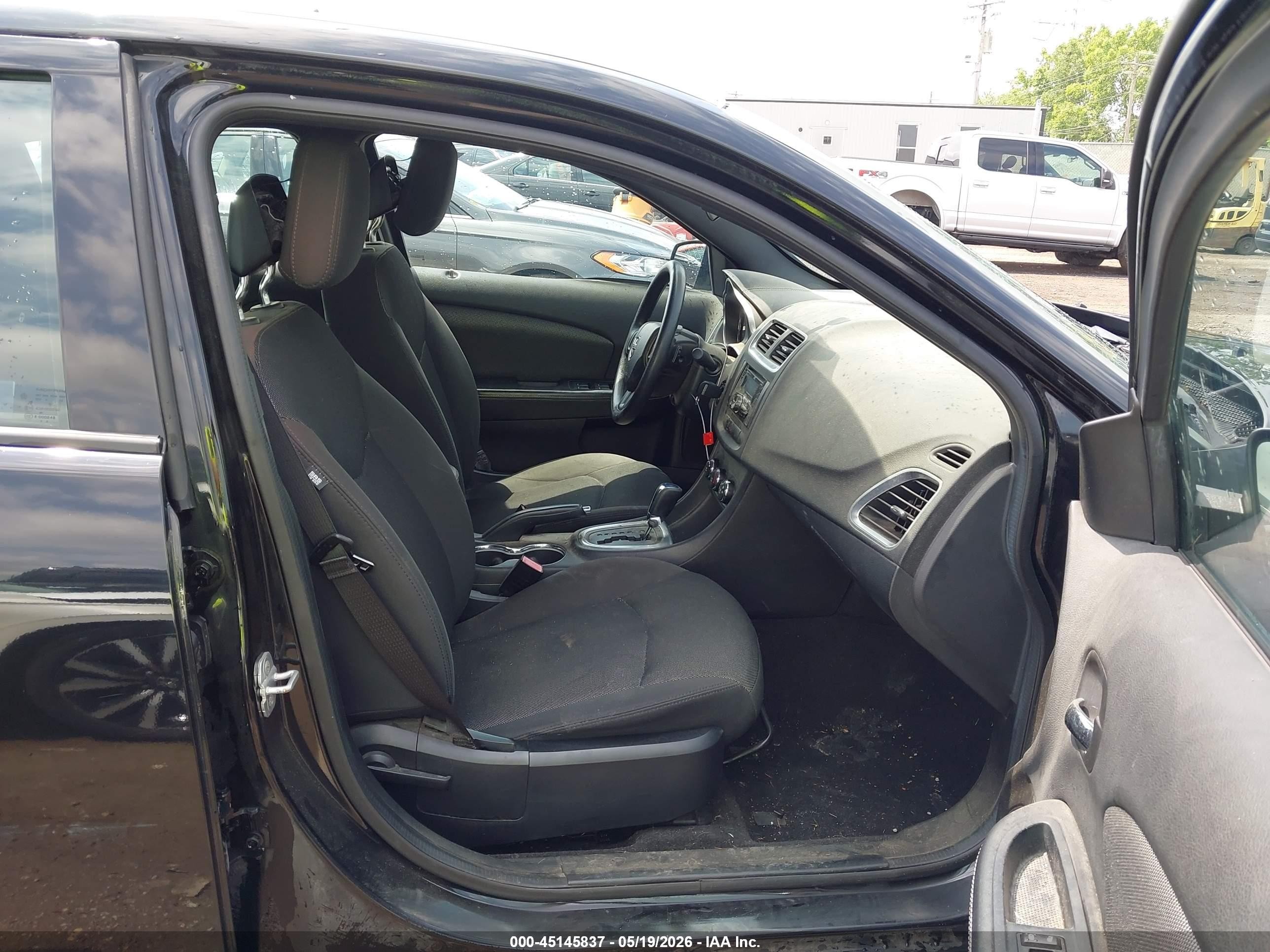 2014 Dodge Avenger Se Black vin: 1C3CDZAB1EN113668