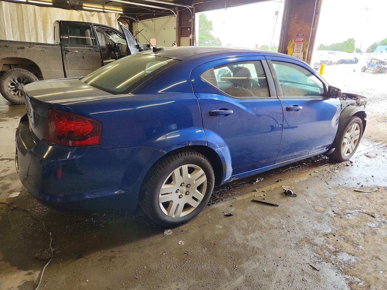 2014 Dodge Avenger Se Blue vin: 1C3CDZAB1EN169660