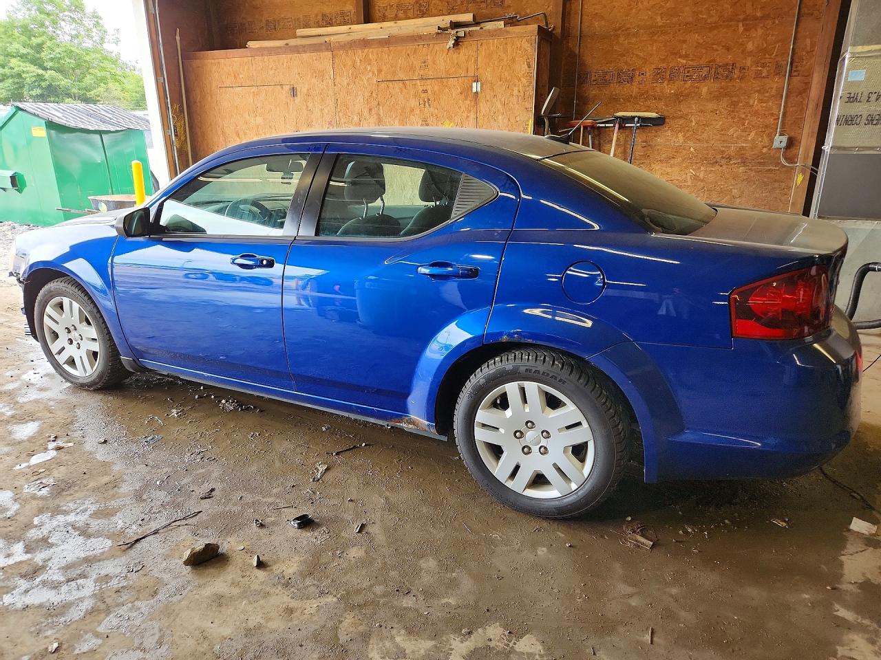 2014 Dodge Avenger Se Blue vin: 1C3CDZAB1EN169660