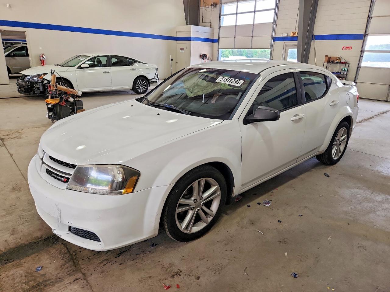 2014 Dodge Avenger Se White vin: 1C3CDZAB1EN193747