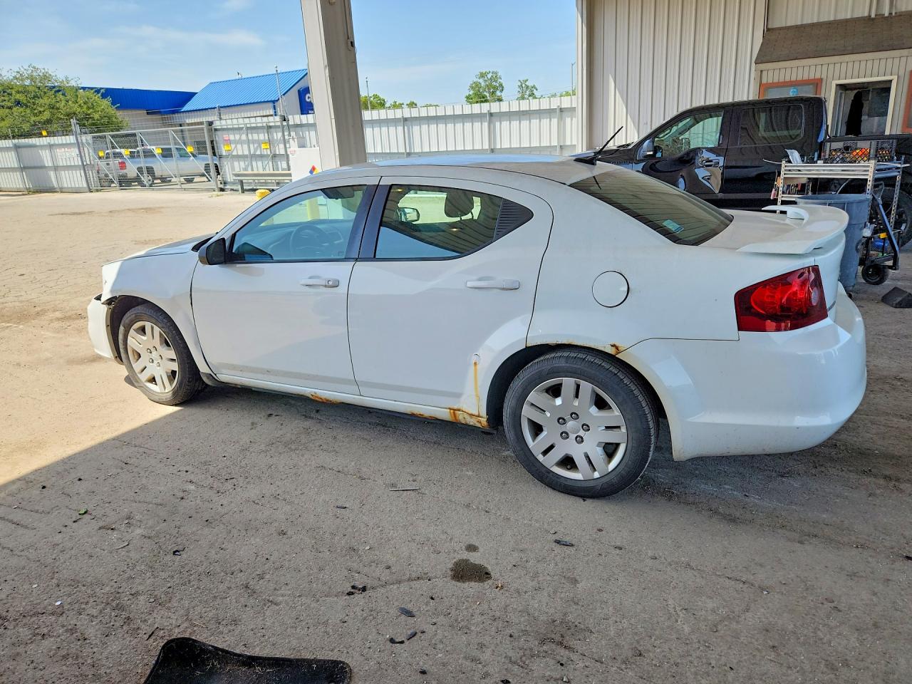 2012 Dodge Avenger Se White vin: 1C3CDZAB2CN110615
