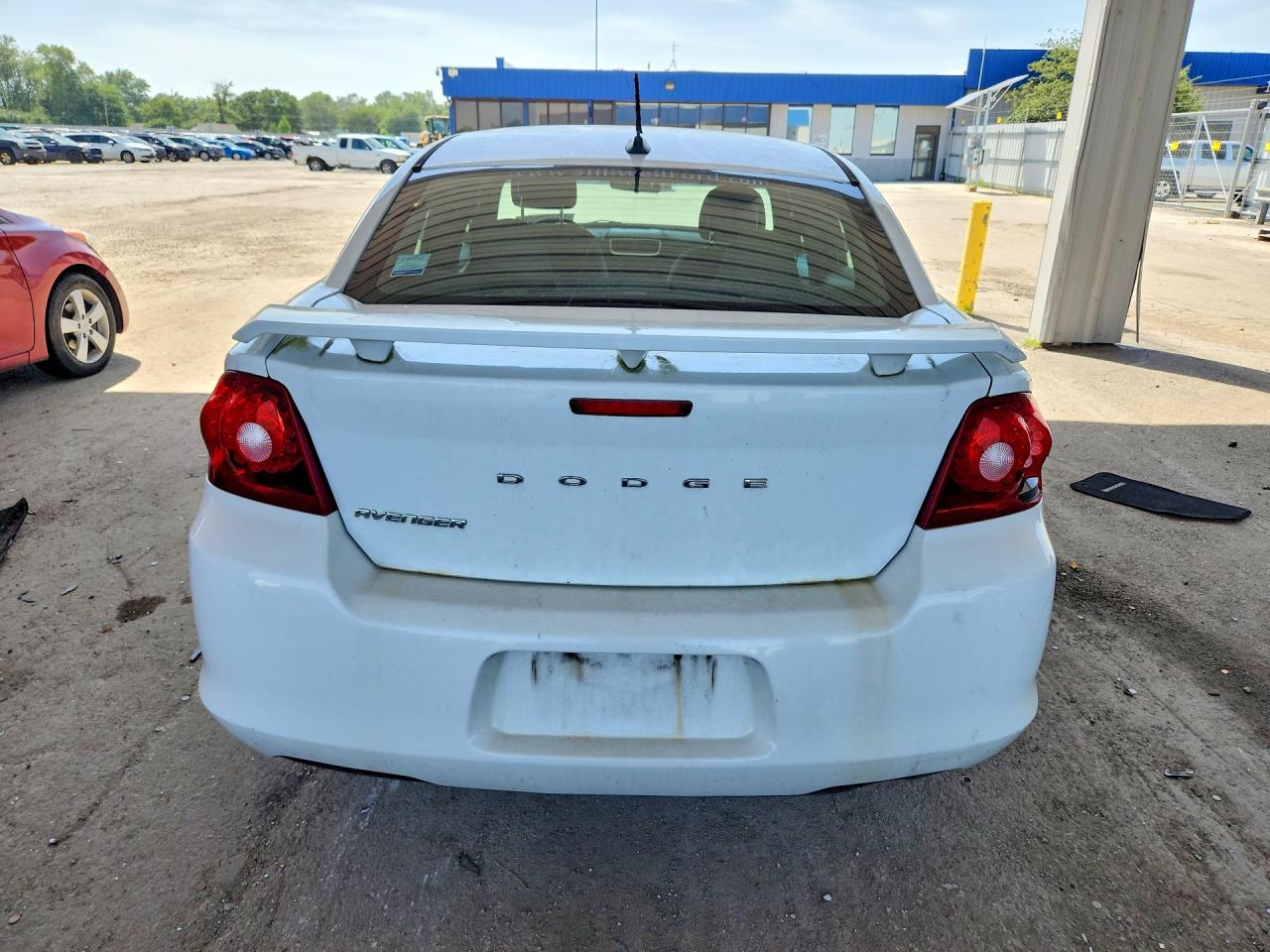2012 Dodge Avenger Se White vin: 1C3CDZAB2CN110615