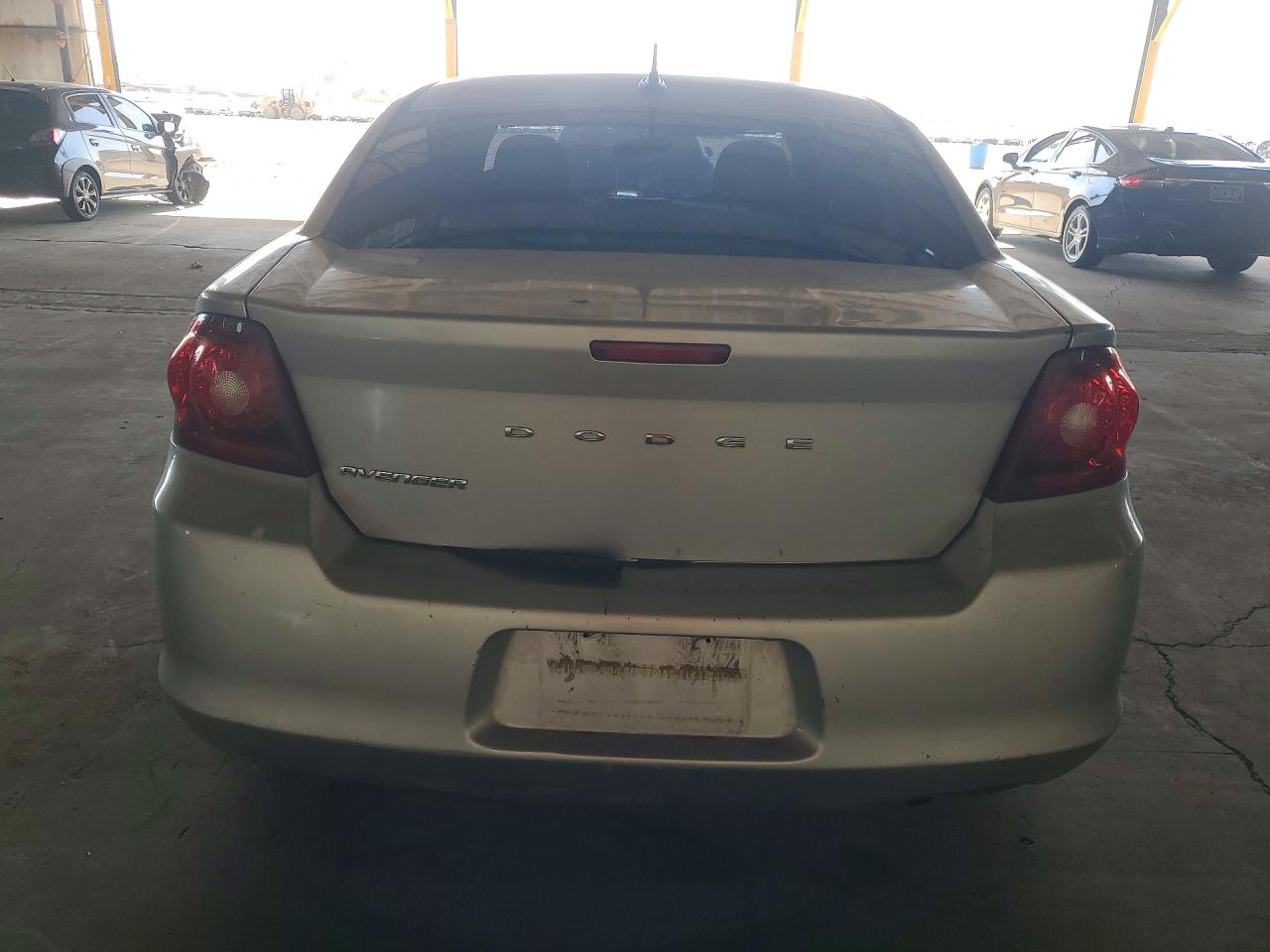2012 Dodge Avenger Se Silver vin: 1C3CDZAB2CN154341