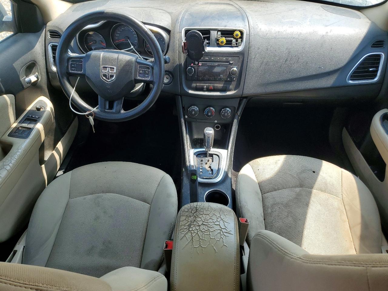 2012 Dodge Avenger Se Silver vin: 1C3CDZAB2CN155943