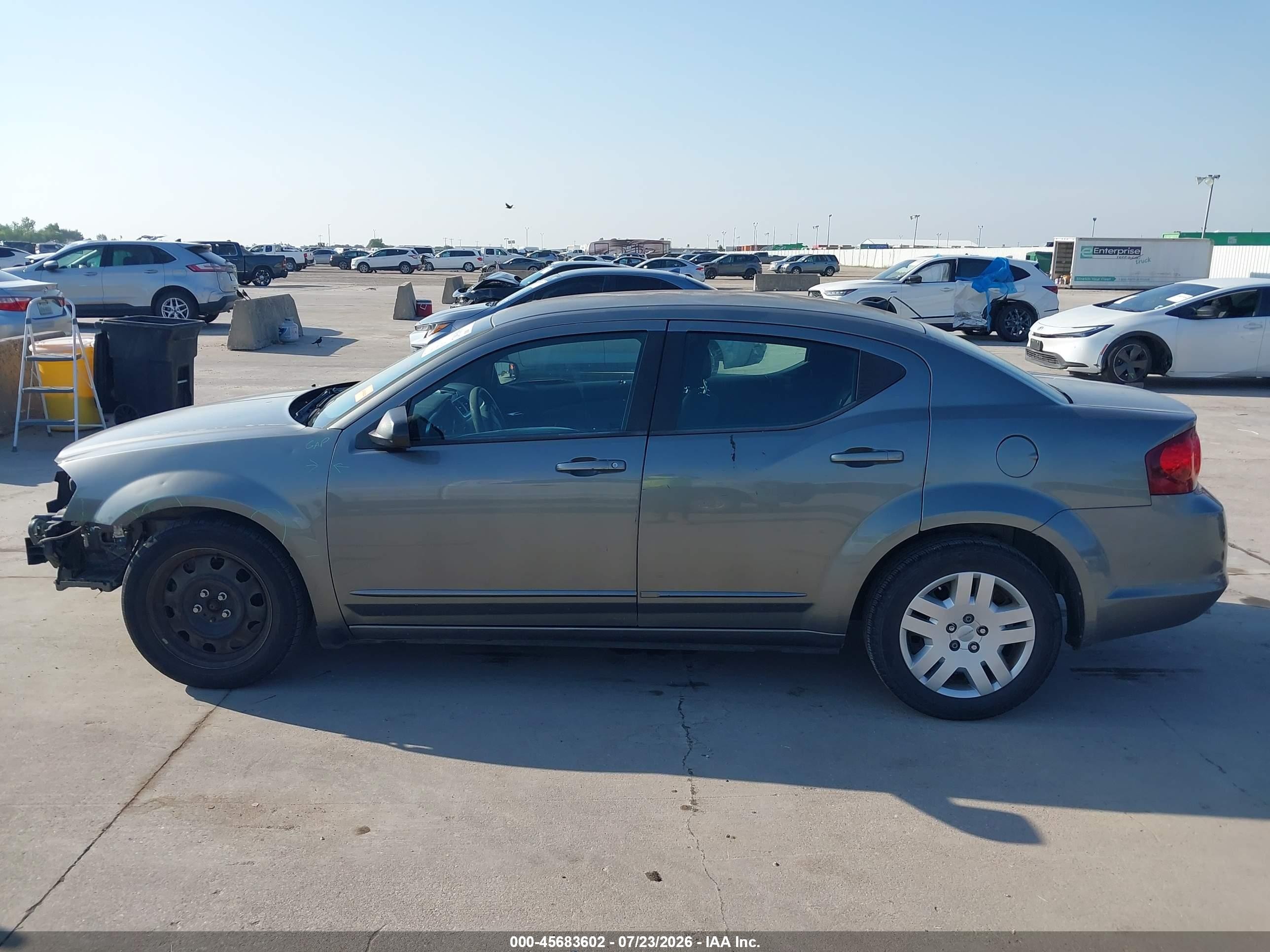 2012 Dodge Avenger Se Gray vin: 1C3CDZAB2CN156168