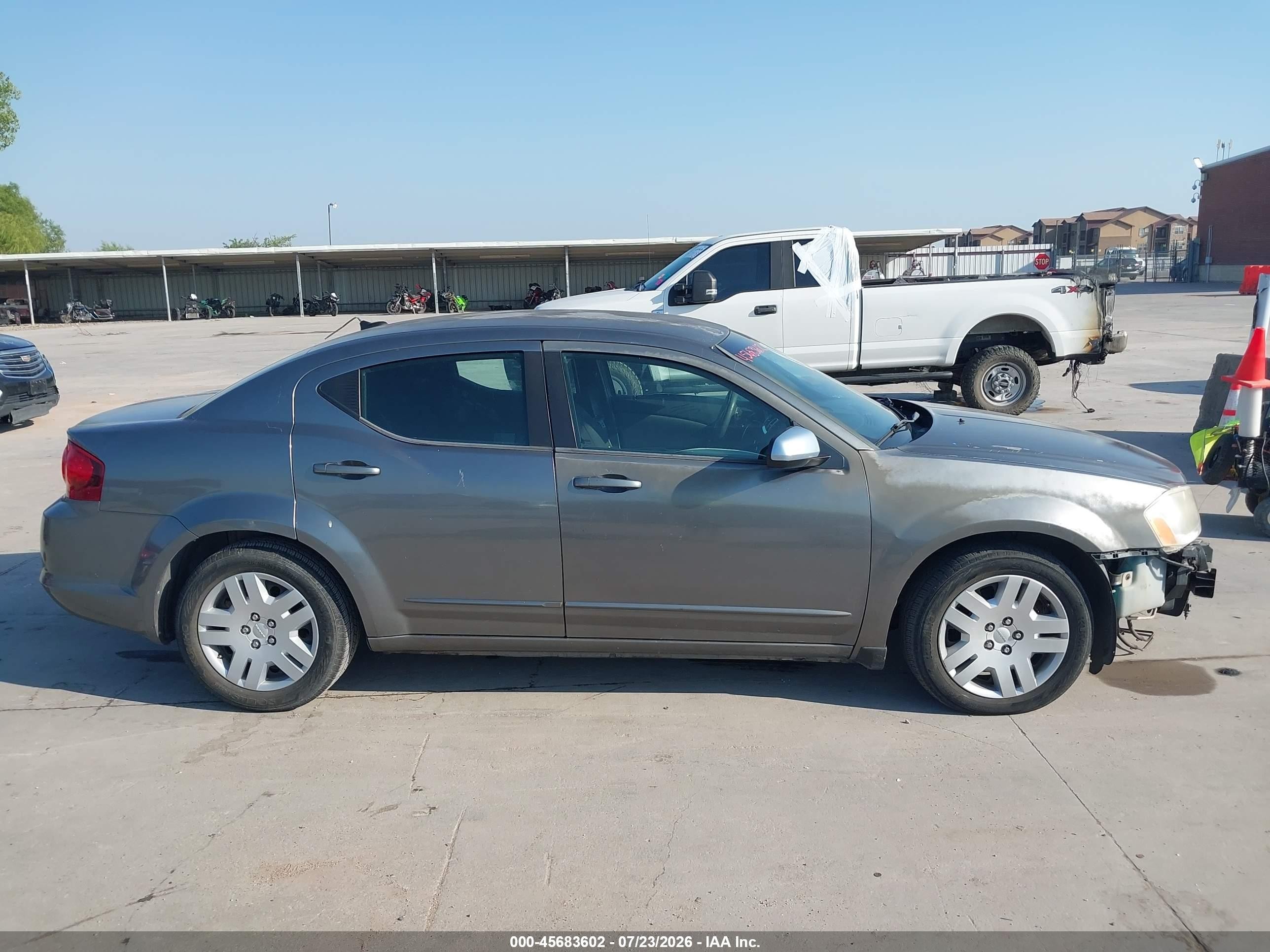 2012 Dodge Avenger Se Gray vin: 1C3CDZAB2CN156168