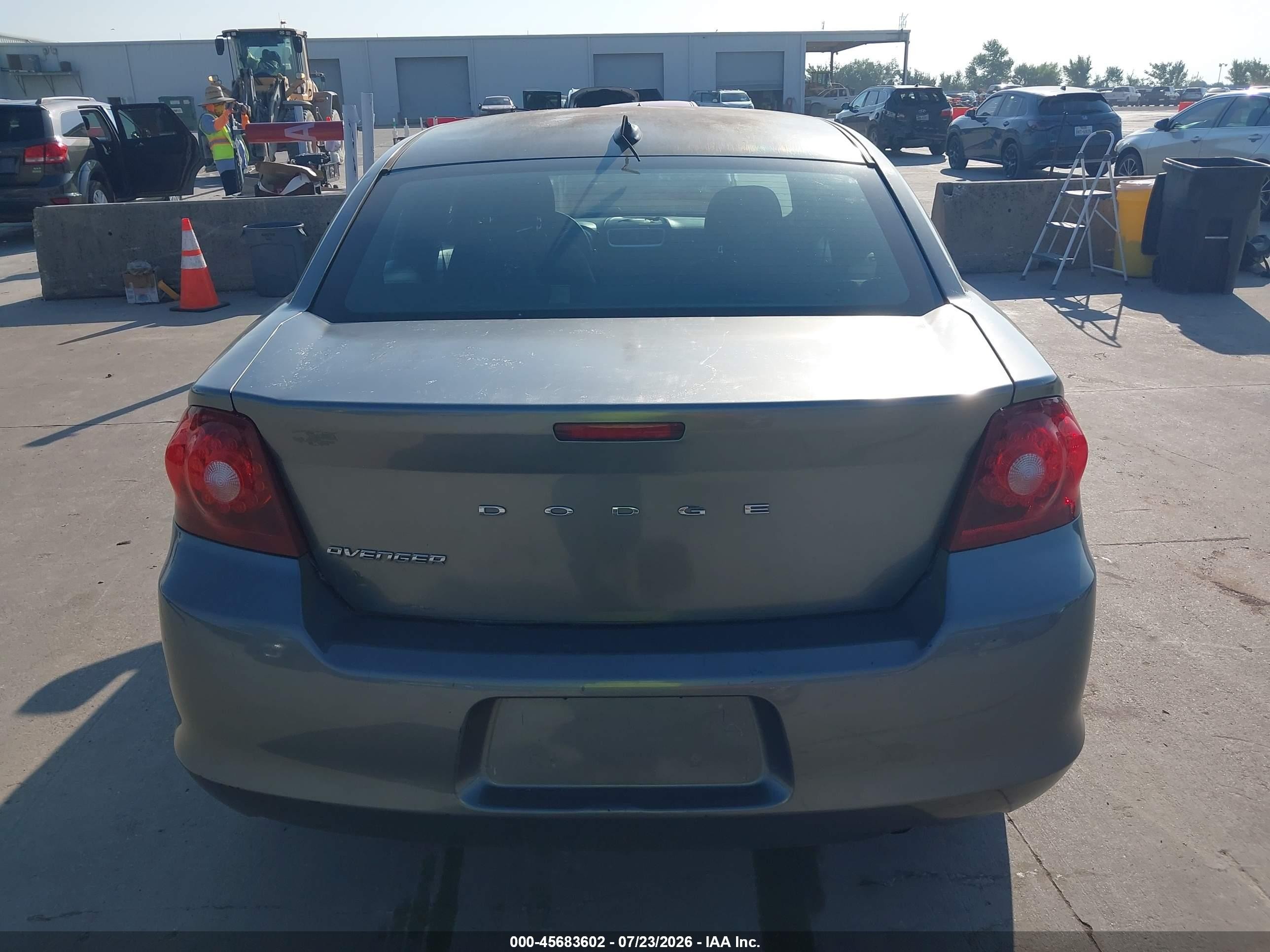 2012 Dodge Avenger Se Gray vin: 1C3CDZAB2CN156168