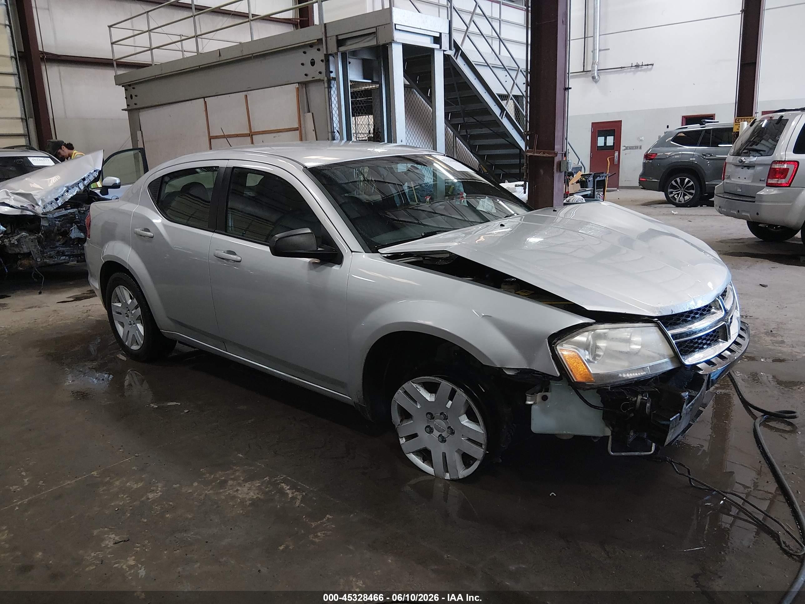 2012 Dodge Avenger Se Серый vin: 1C3CDZAB2CN174444