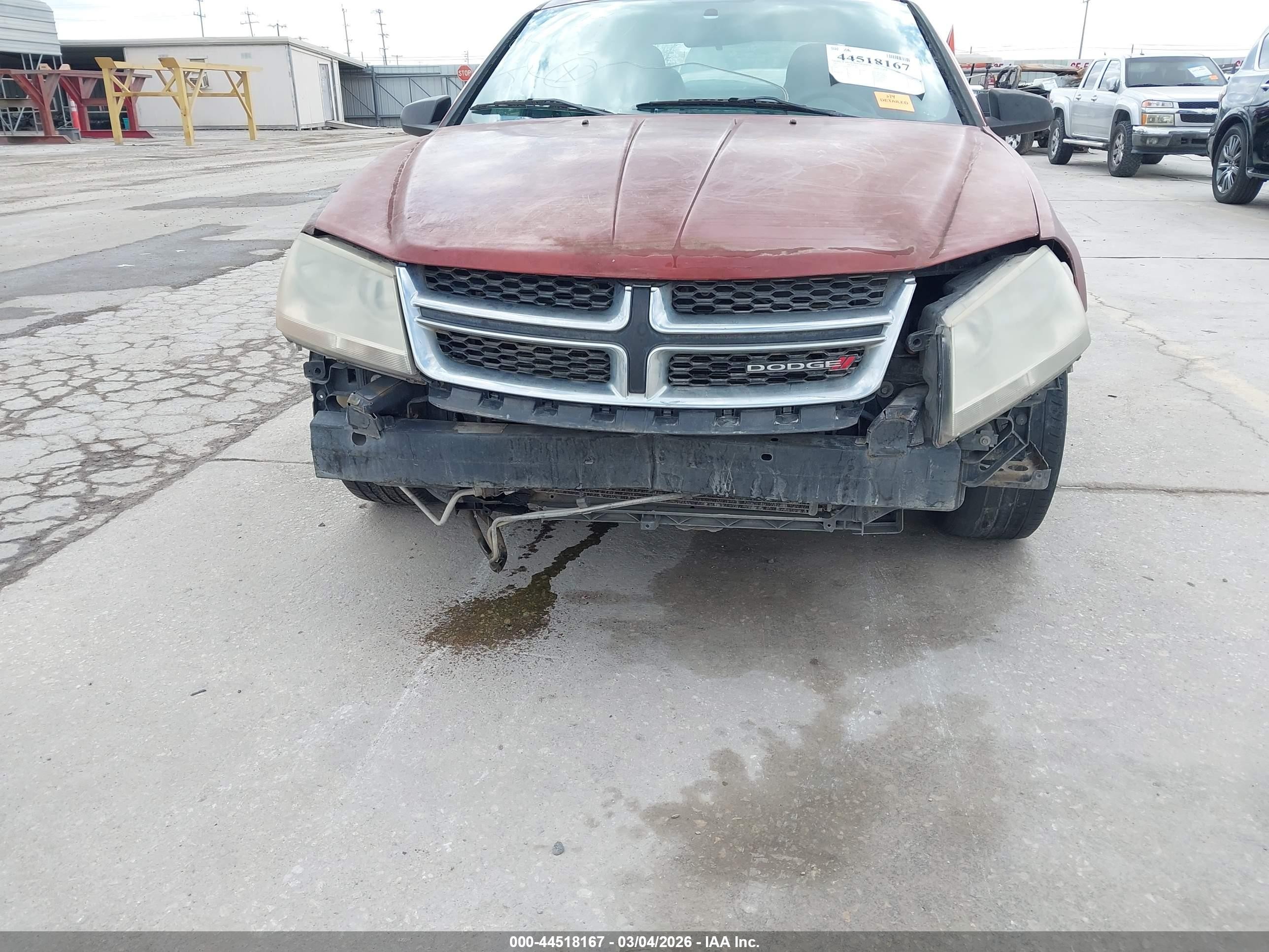 2012 Dodge Avenger Se Orange vin: 1C3CDZAB2CN216823