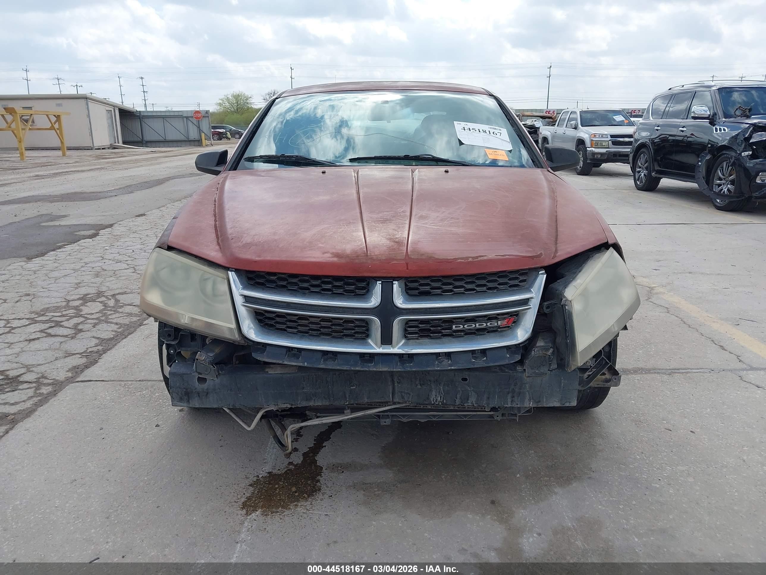 2012 Dodge Avenger Se Orange vin: 1C3CDZAB2CN216823
