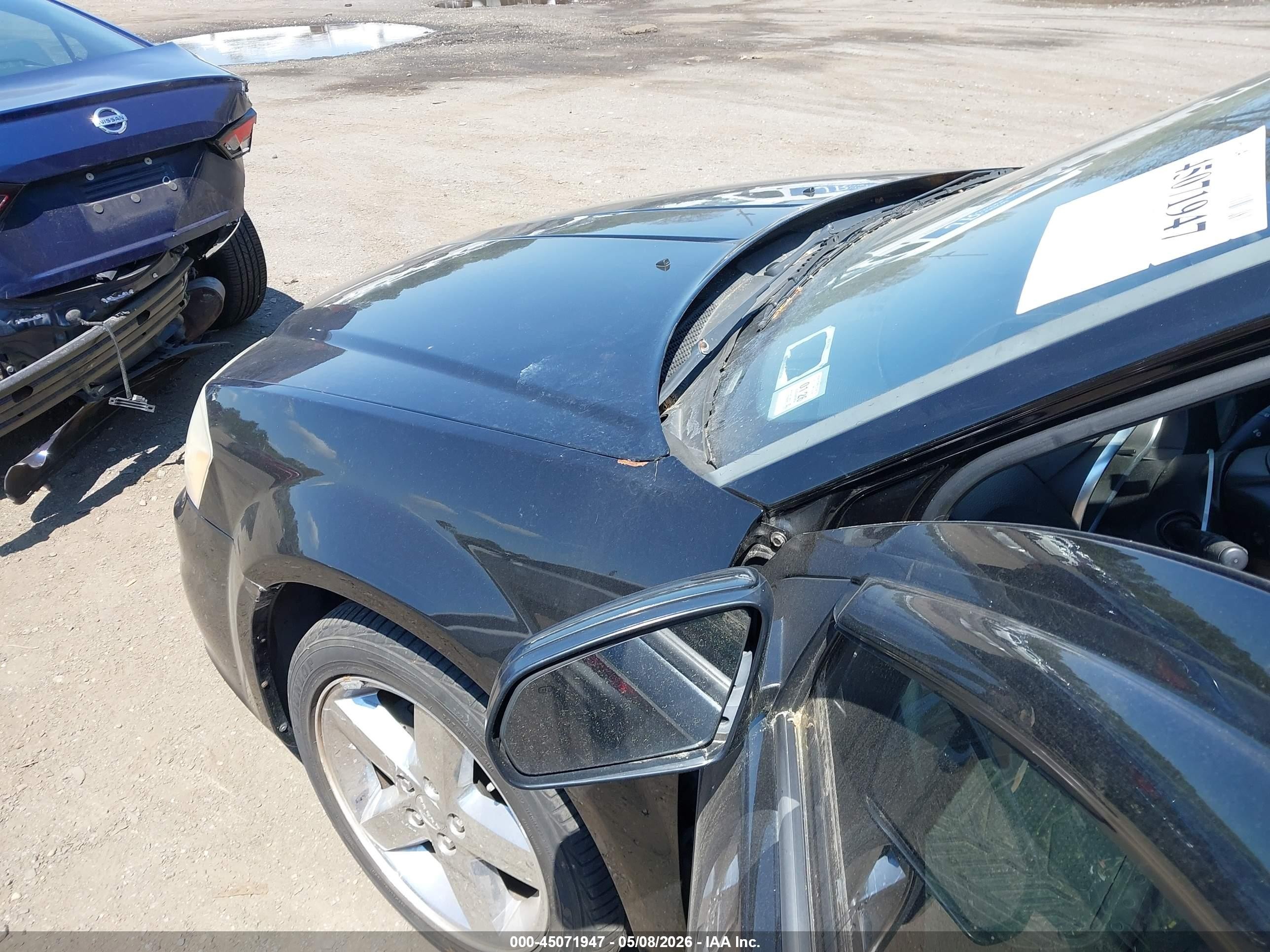 2012 Dodge Avenger Se Black vin: 1C3CDZAB2CN266153