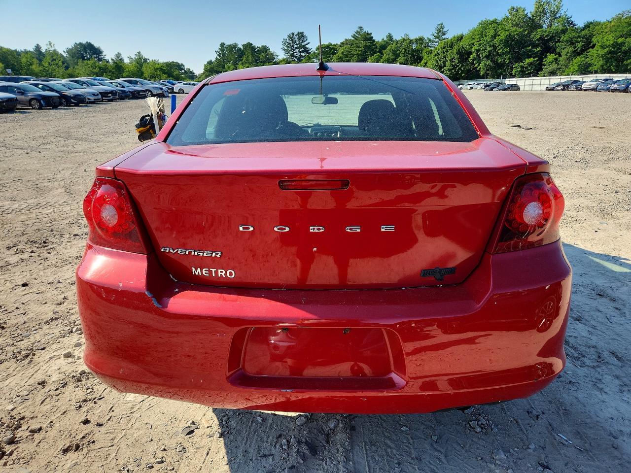 2013 Dodge Avenger Se Red vin: 1C3CDZAB2DN536399