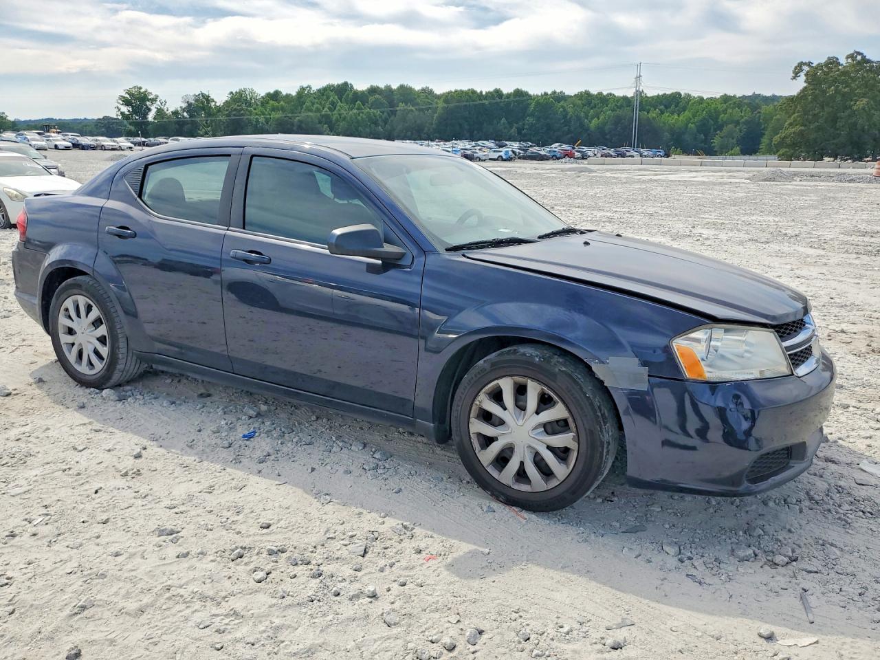 2013 Dodge Avenger Se Blue vin: 1C3CDZAB2DN571895