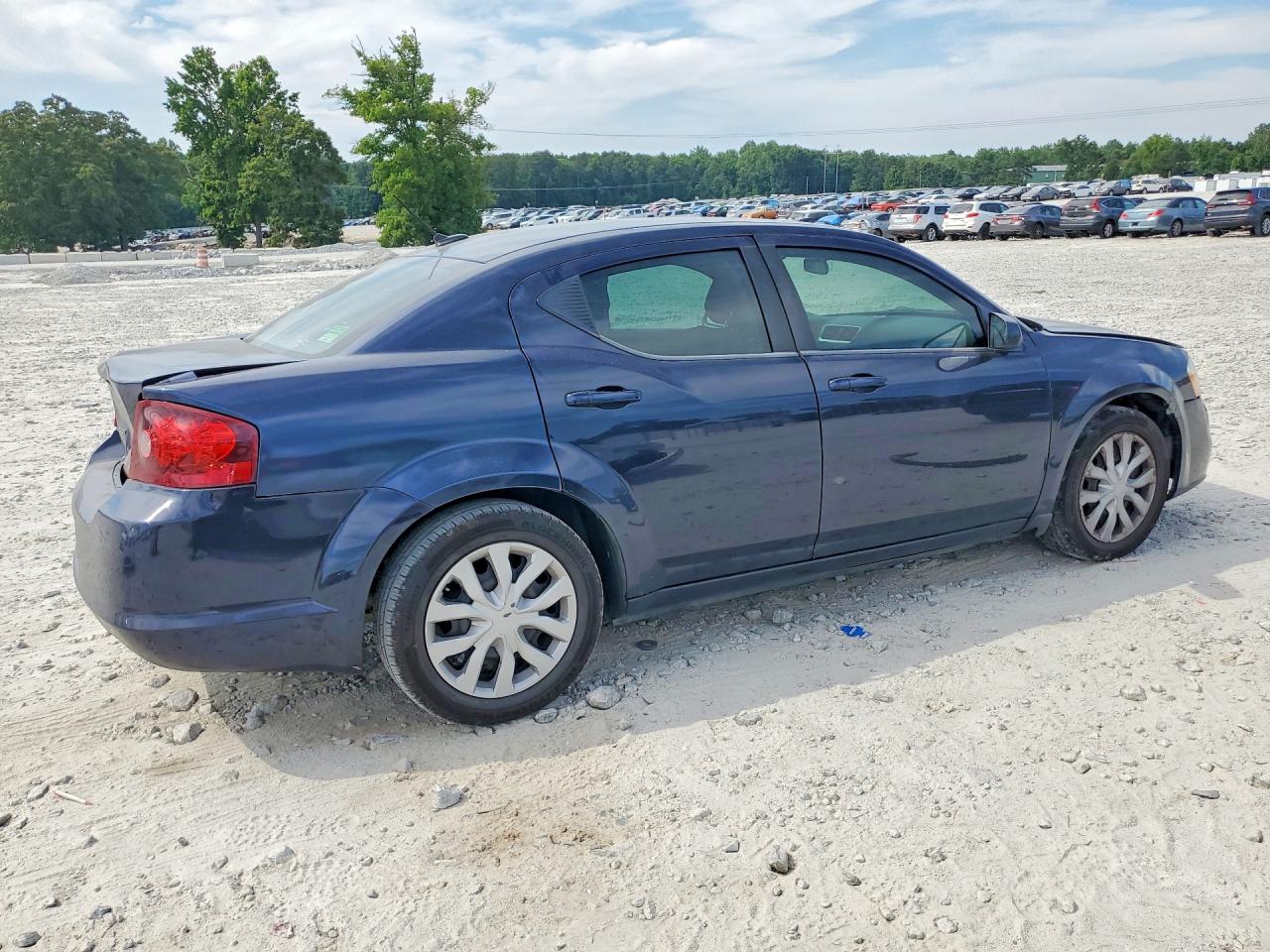 2013 Dodge Avenger Se Blue vin: 1C3CDZAB2DN571895