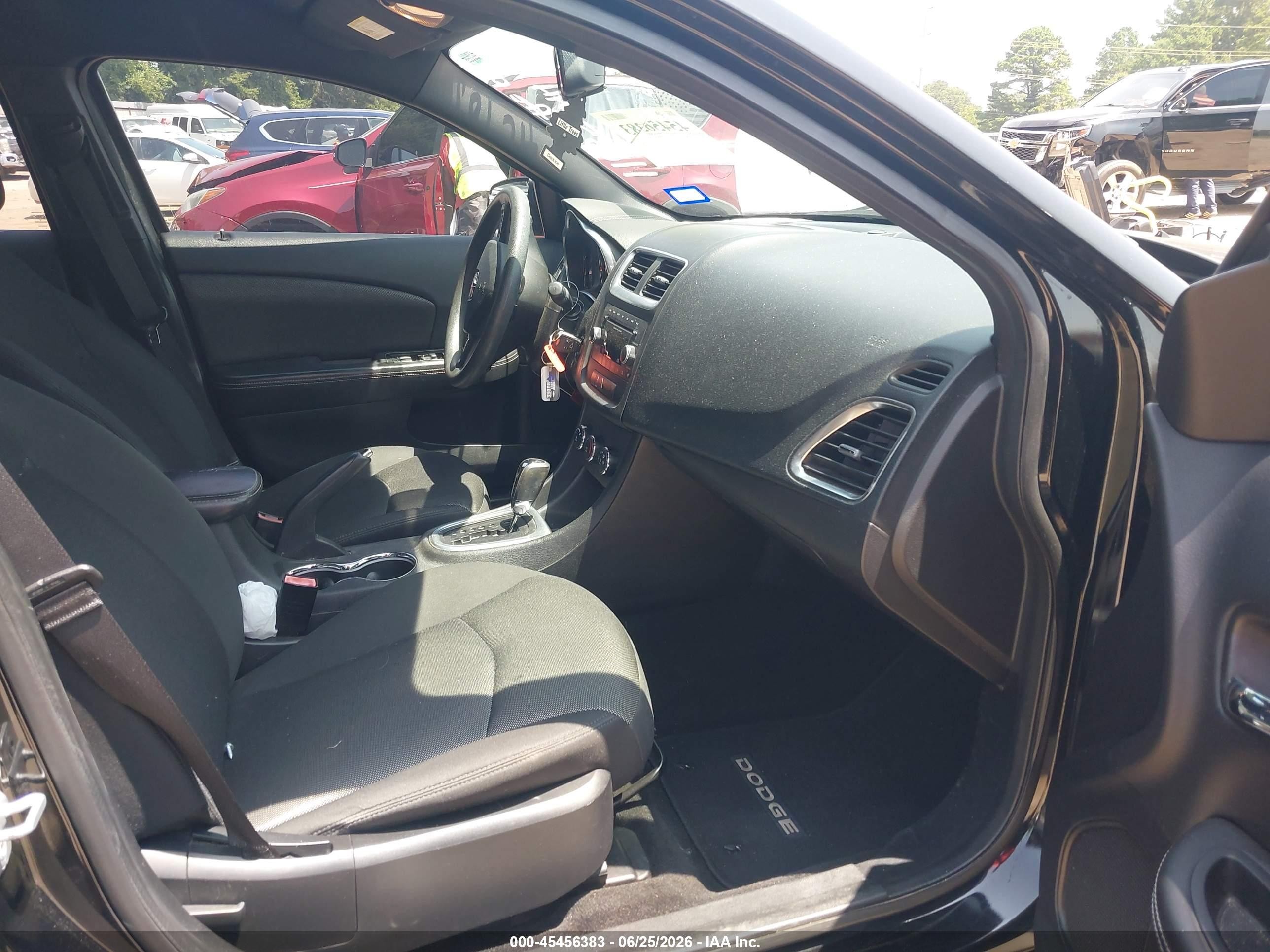 2013 Dodge Avenger Se Black vin: 1C3CDZAB2DN637670
