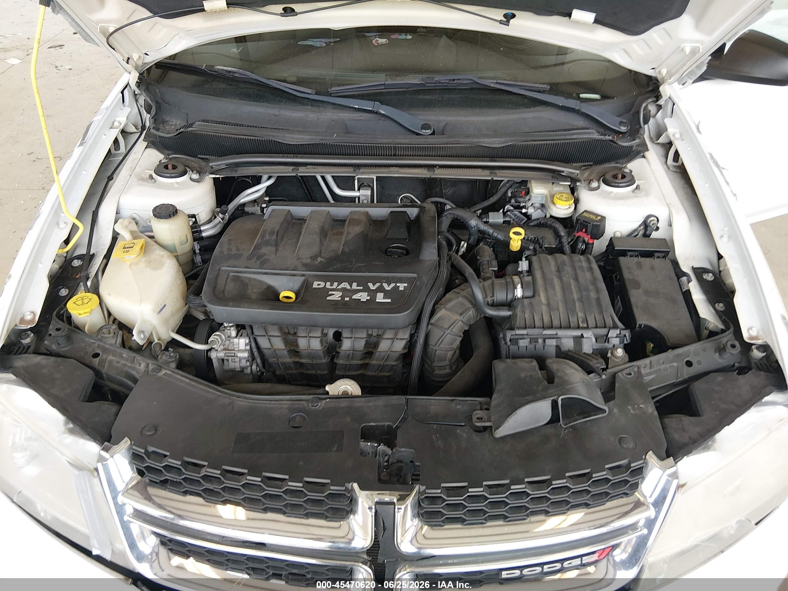 2013 Dodge Avenger Se White vin: 1C3CDZAB2DN722640