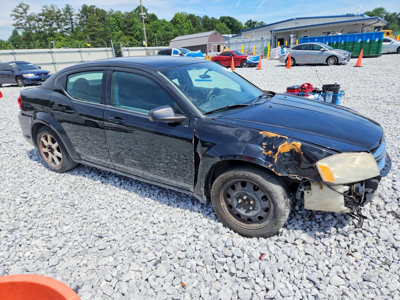 2013 Dodge Avenger Se Black vin: 1C3CDZAB2DN724968