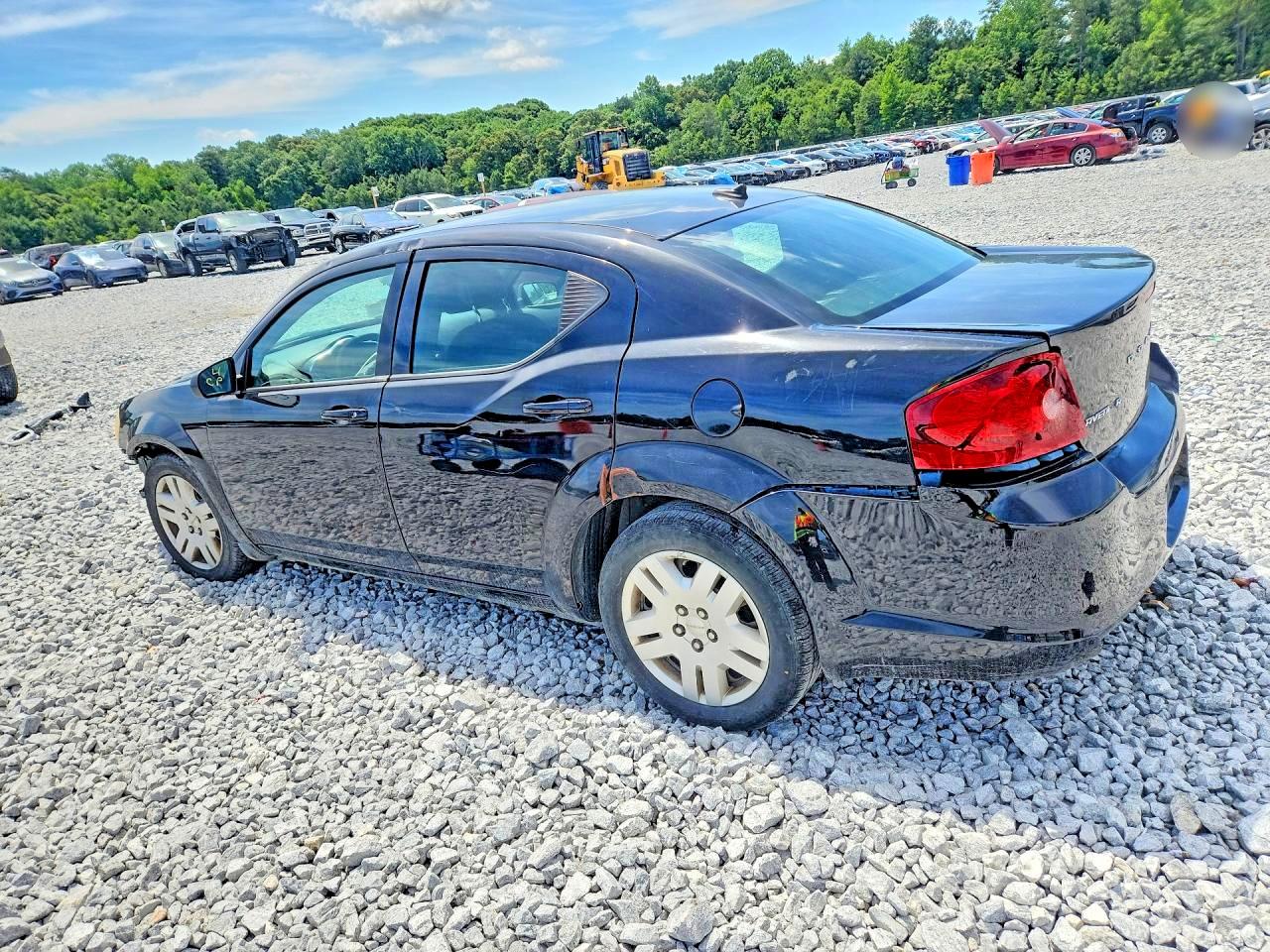 2013 Dodge Avenger Se Black vin: 1C3CDZAB2DN724968