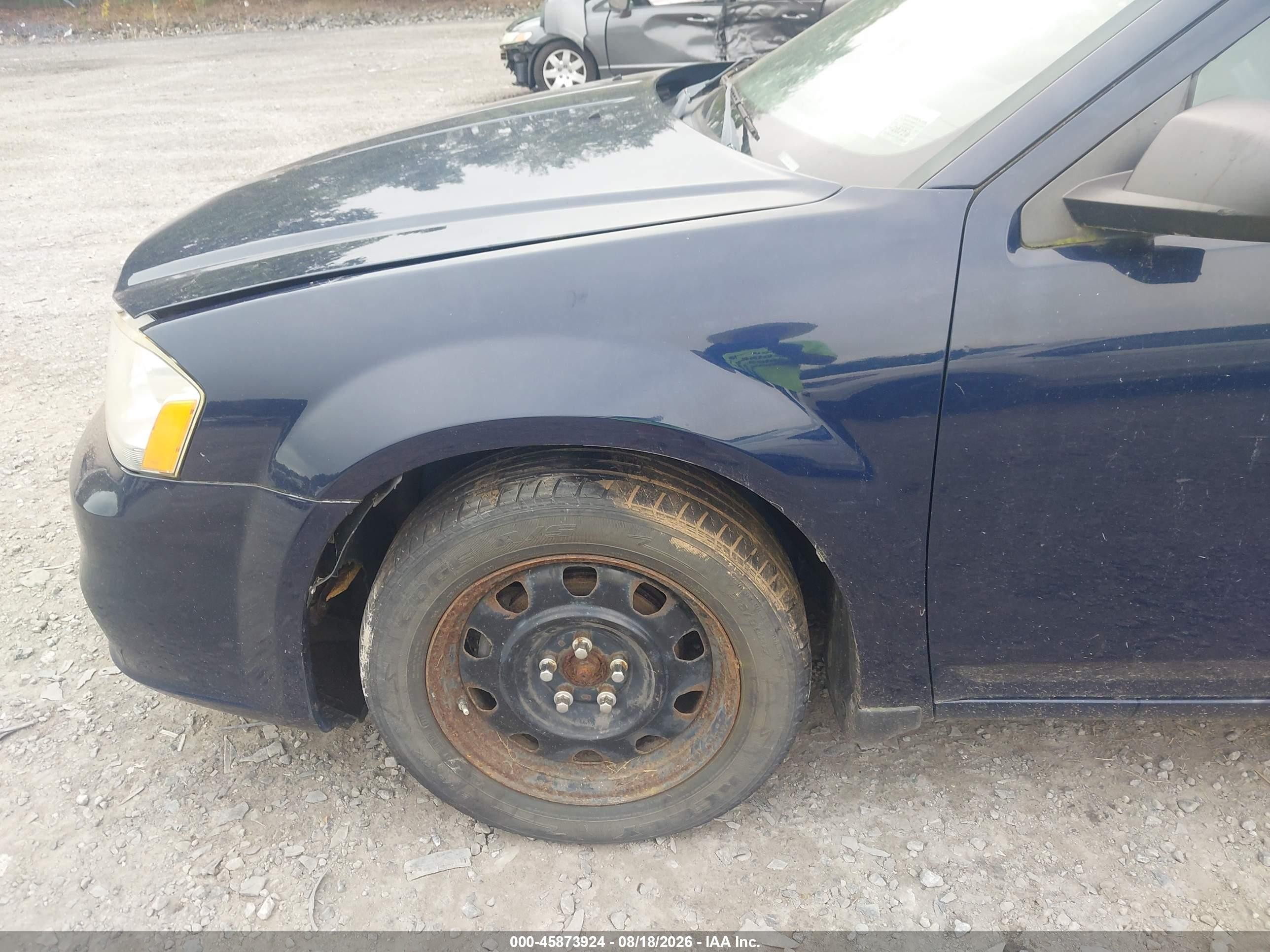 2014 Dodge Avenger Se Синий vin: 1C3CDZAB2EN116191