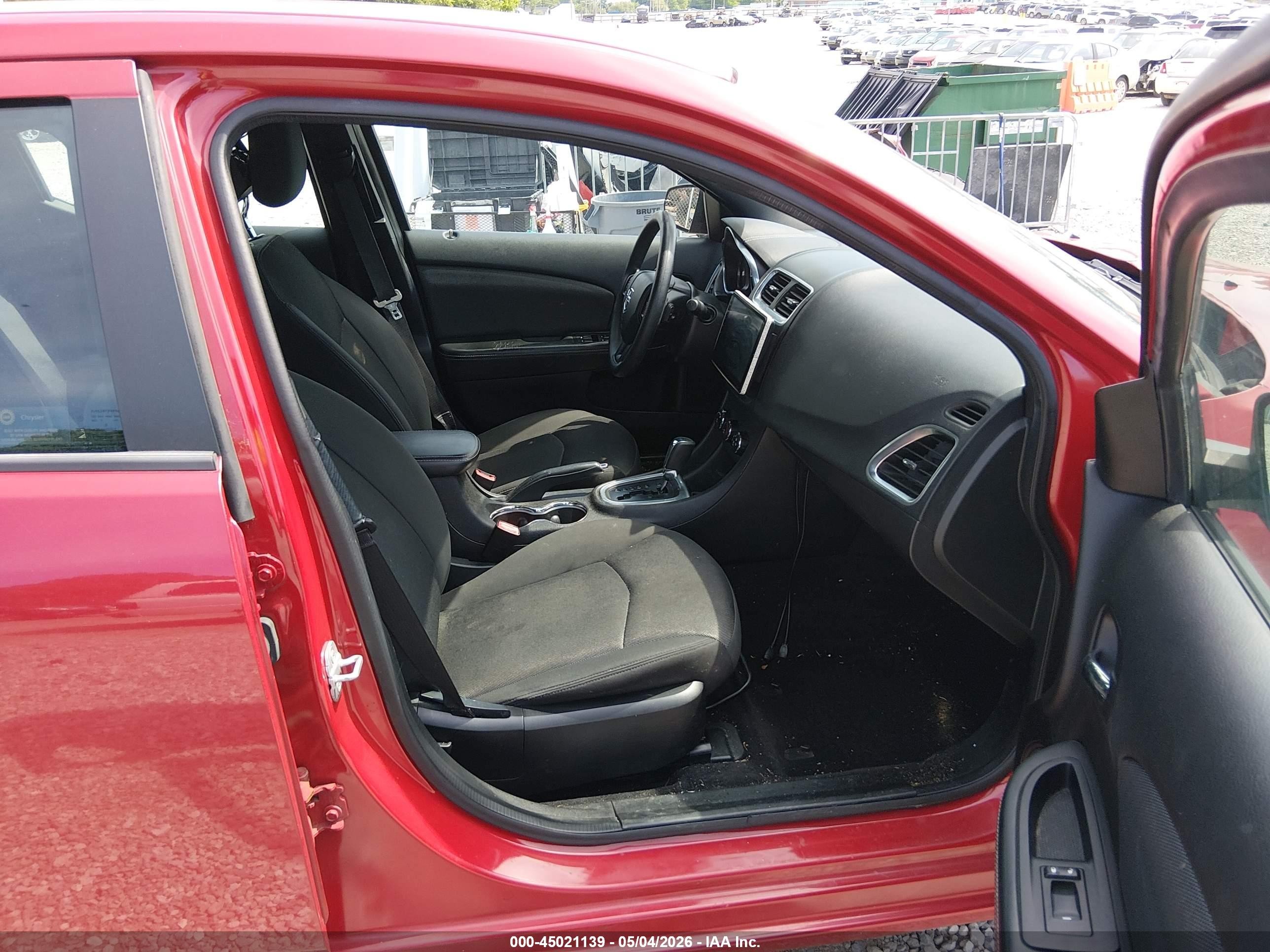 2014 Dodge Avenger Se Red vin: 1C3CDZAB2EN125909