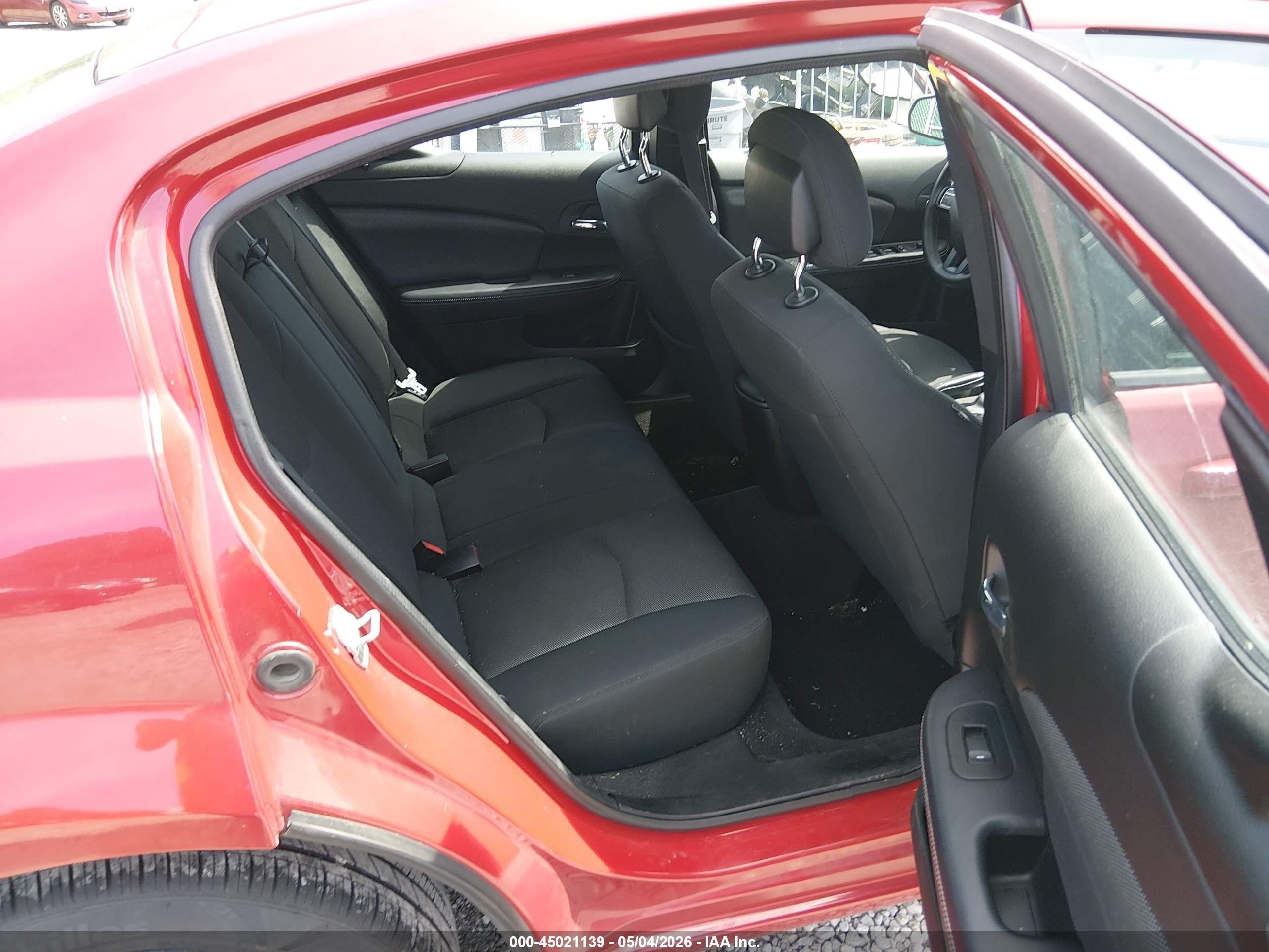 2014 Dodge Avenger Se Red vin: 1C3CDZAB2EN125909