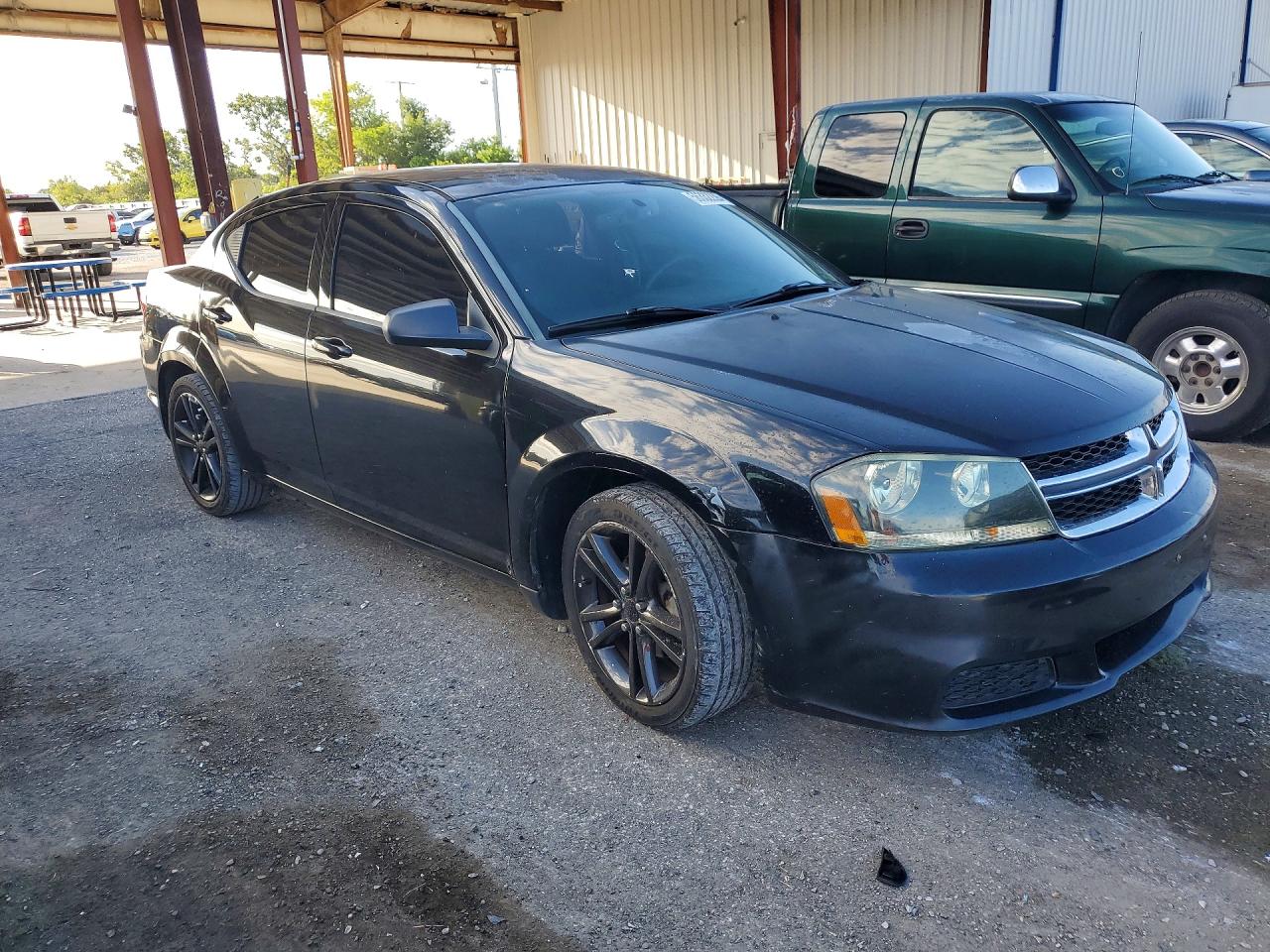 2014 Dodge Avenger Se Black vin: 1C3CDZAB2EN140474