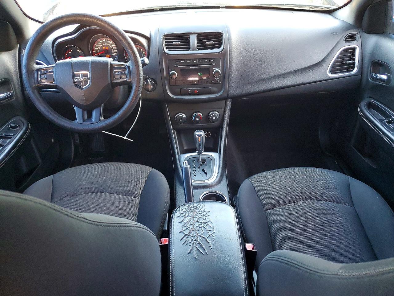 2014 Dodge Avenger Se Black vin: 1C3CDZAB2EN140474