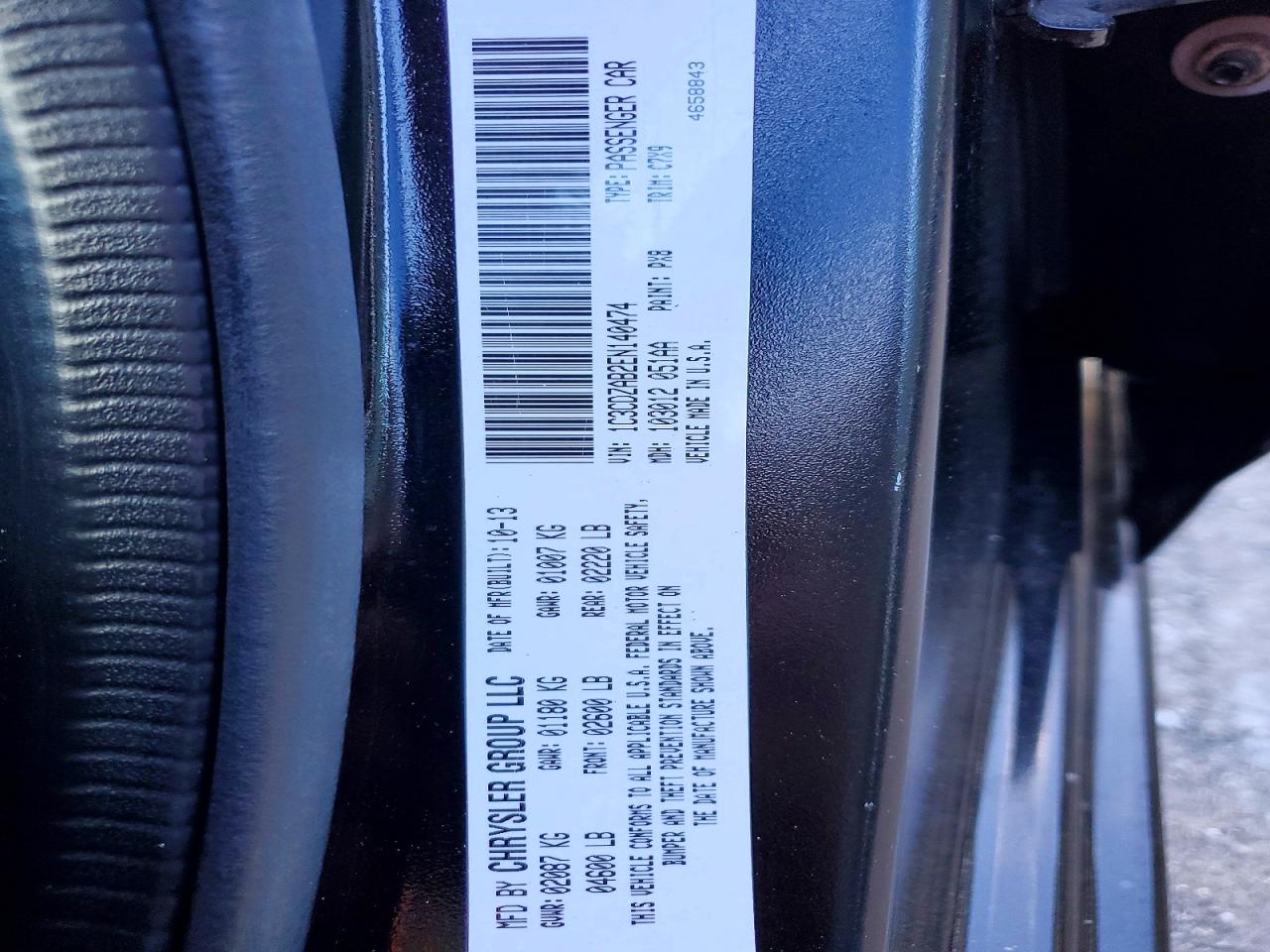2014 Dodge Avenger Se Black vin: 1C3CDZAB2EN140474
