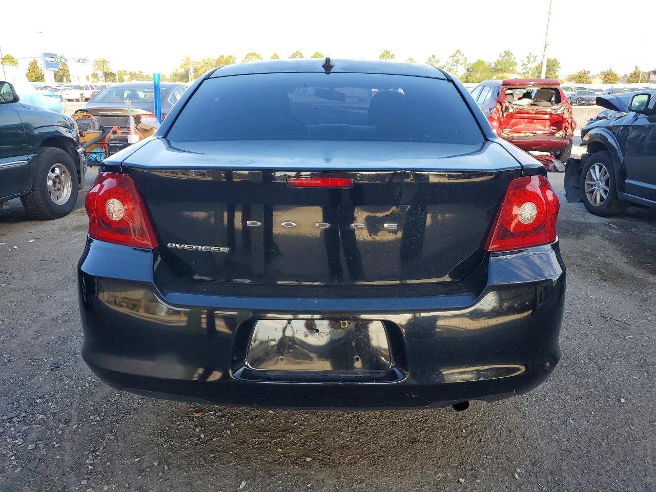 2014 Dodge Avenger Se Black vin: 1C3CDZAB2EN140474