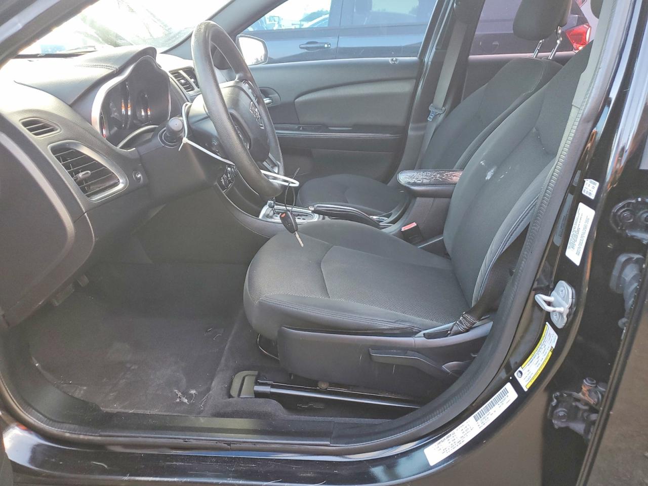2014 Dodge Avenger Se Black vin: 1C3CDZAB2EN140474
