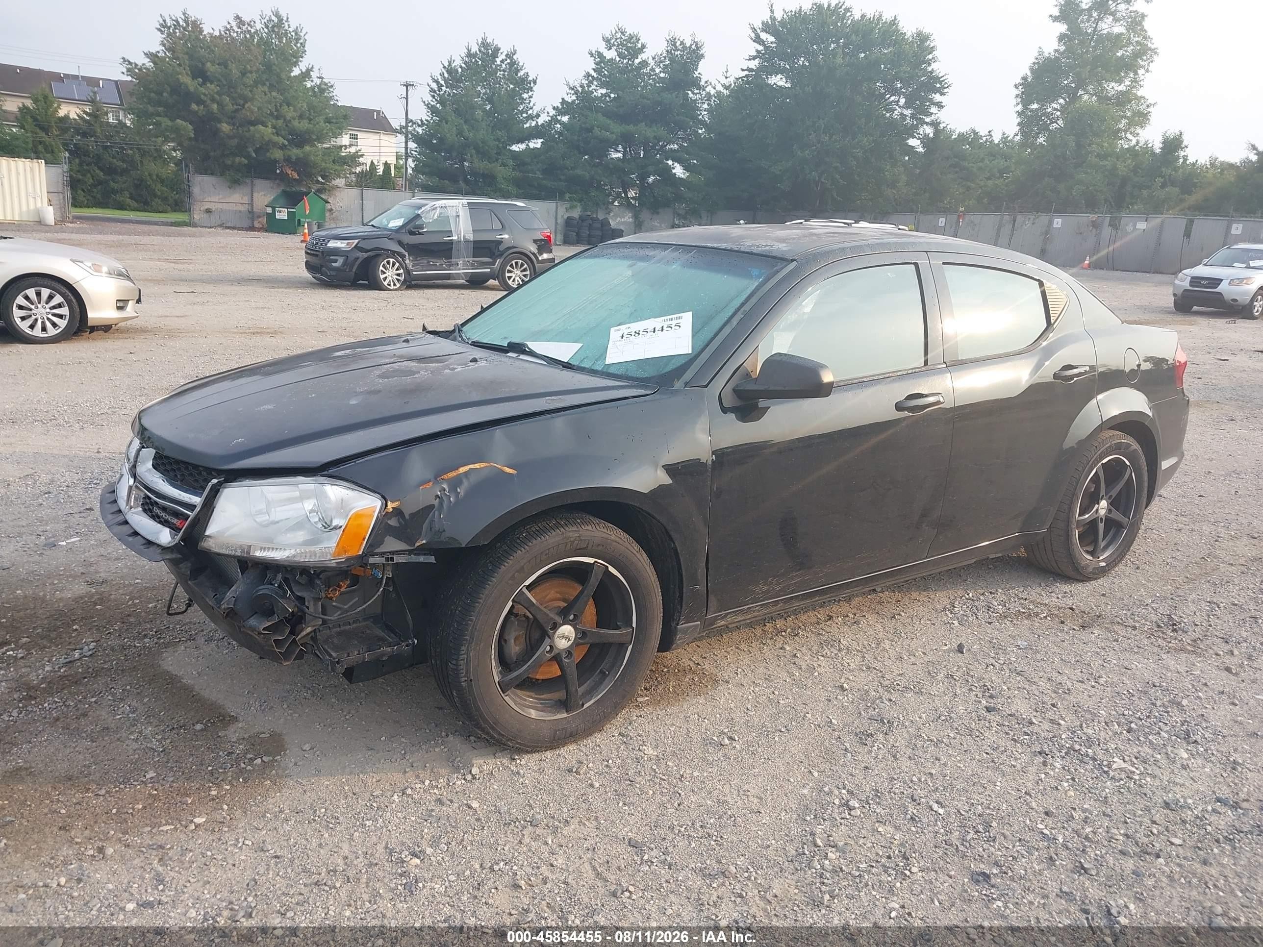 2014 Dodge Avenger Se Черный vin: 1C3CDZAB2EN147022