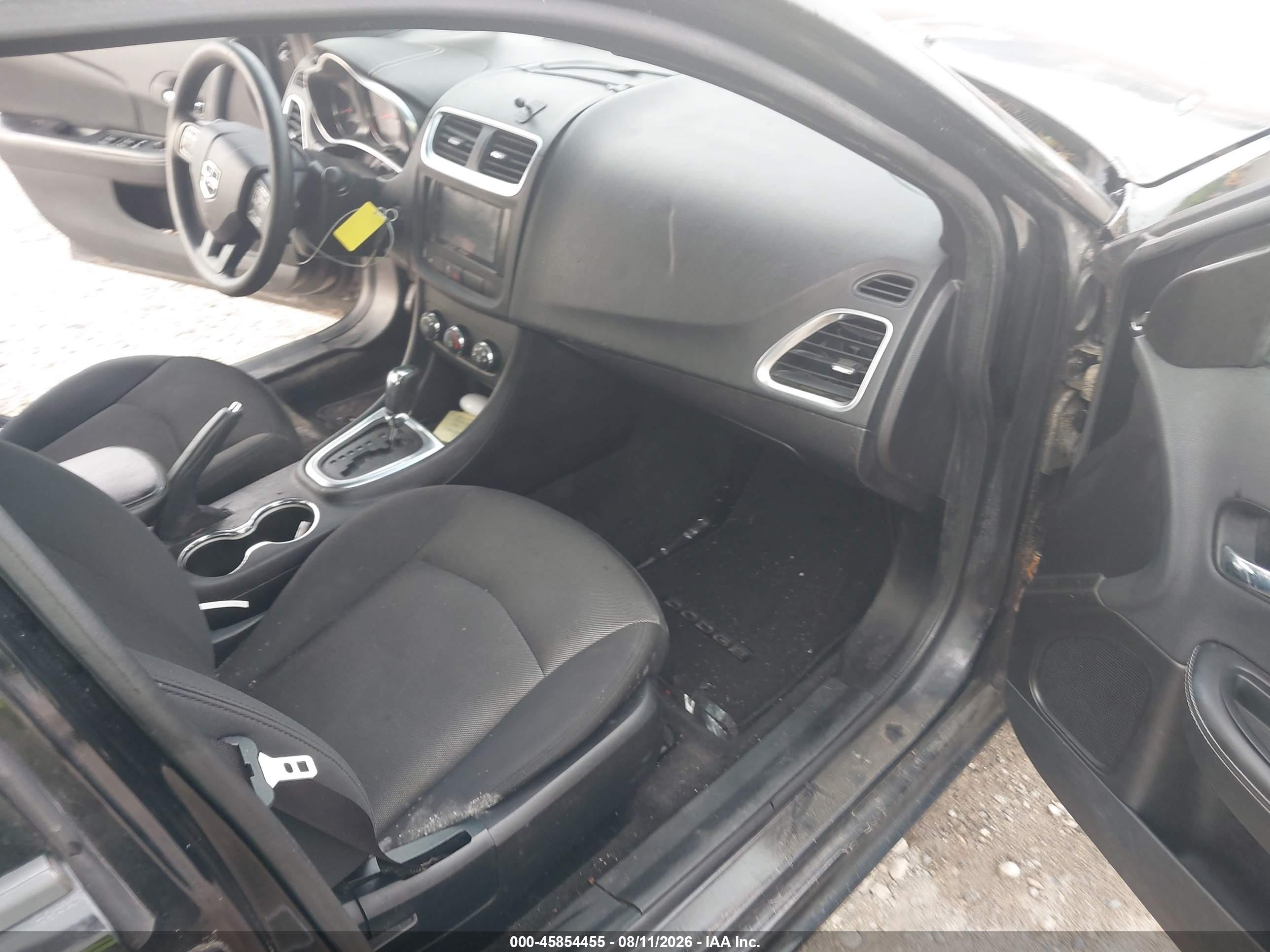 2014 Dodge Avenger Se Черный vin: 1C3CDZAB2EN147022
