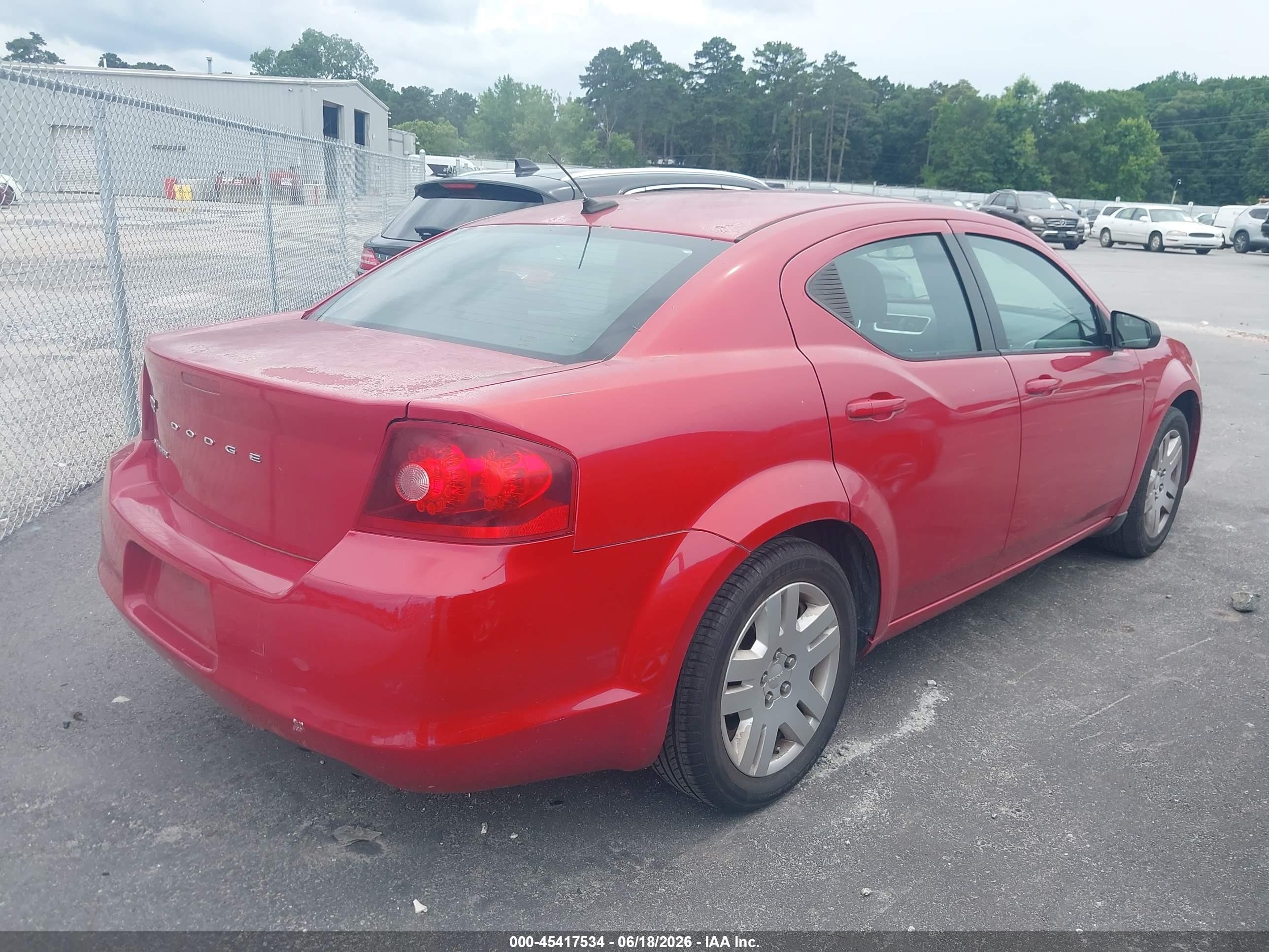 2014 Dodge Avenger Se Красный vin: 1C3CDZAB2EN147733
