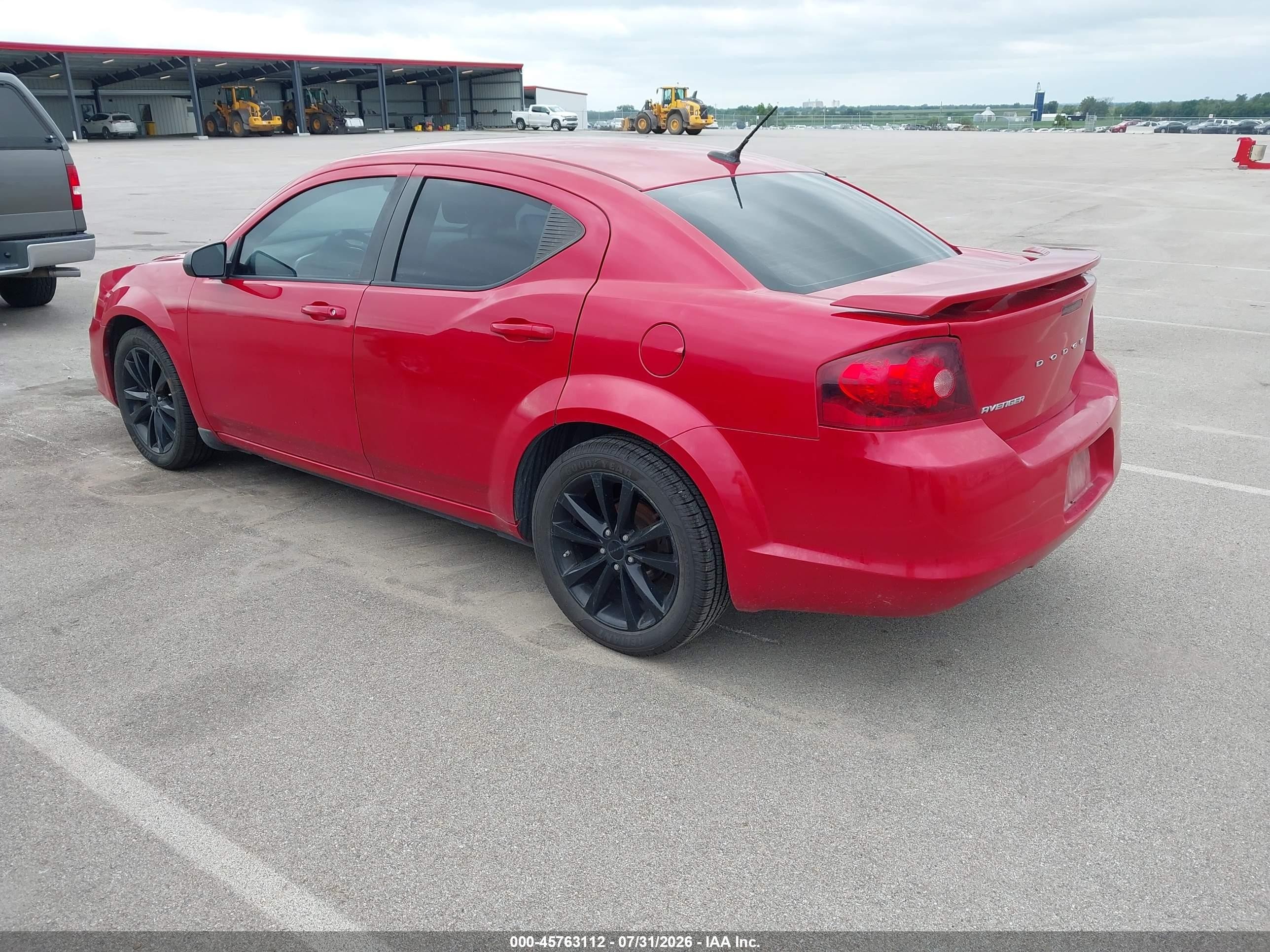 2014 Dodge Avenger Se Red vin: 1C3CDZAB2EN160711